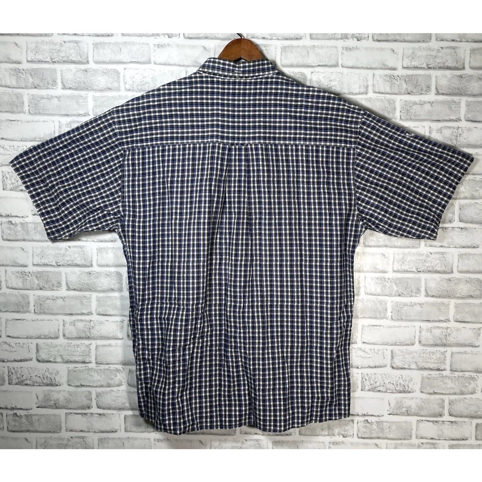 Wrangler Wrangler Riata Dark Blue Plaid Long Sleeve Button-Up Men’s 2XL Multicolor Pattern Wrangler Riata Shirt Mens XXL Regular Fit Button-Up Size US XXL / EU 58 / 5 - 6 Thumbnail
