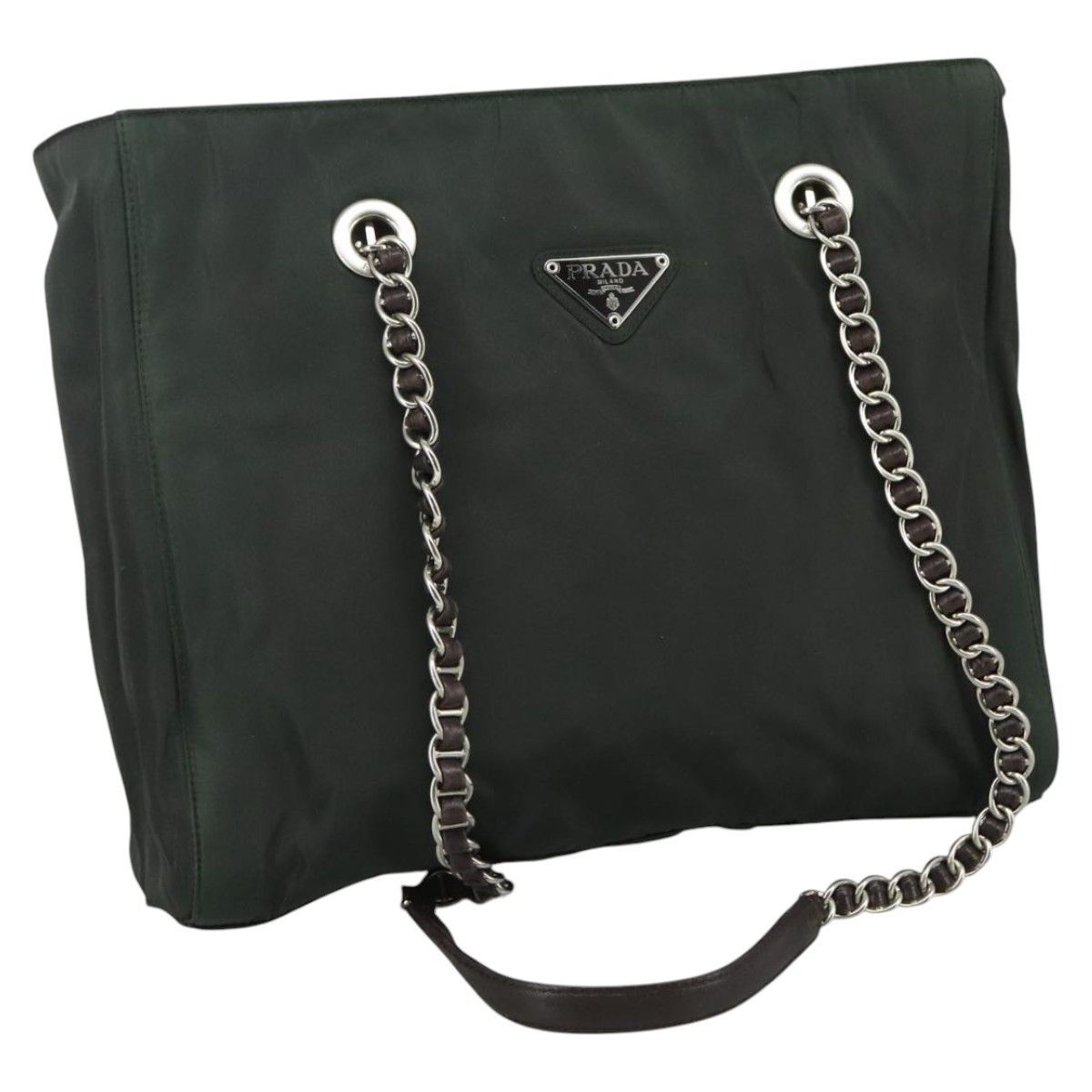 Prada Prada Vintage Chain Tote Tessuto Size ONE SIZE - 1 Thumbnail