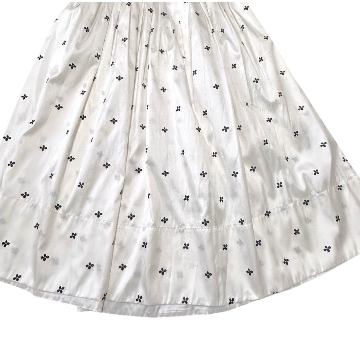 Ulla Johnson Ulla Johnson Aglae Blanc Bow Taffeta Midi Skirt NWT Size 4 F Size 27" / US 4 / IT 40 - 10 Thumbnail