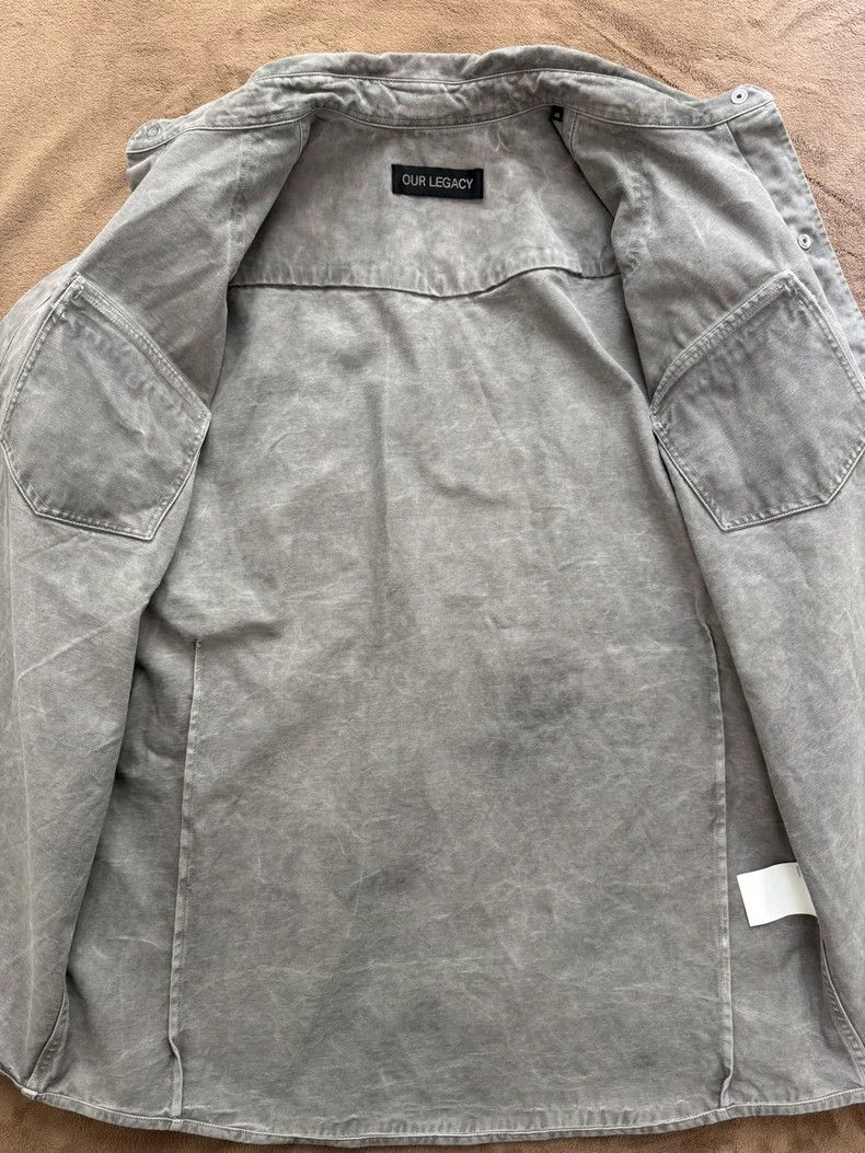 Our Legacy our legacySS24 Frontier Grey Denim Shirt 2503-Nextarrow Size US M / EU 48-50 / 2 - 6 Thumbnail