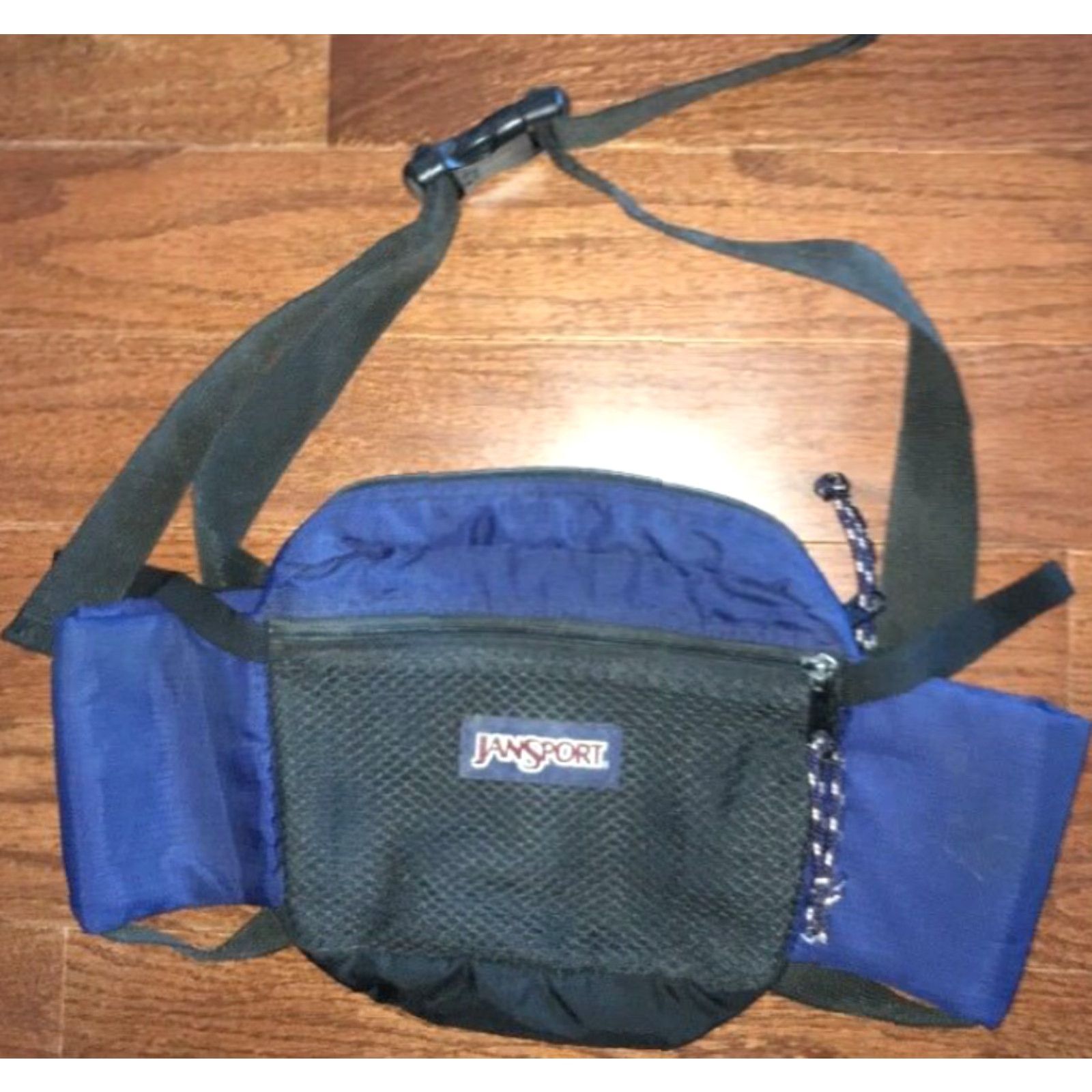 Jansport VINTAGE JanSport Fanny Pack Waist Pouch Belt Bag Hiking Style Blue Size ONE SIZE - 2 Thumbnail