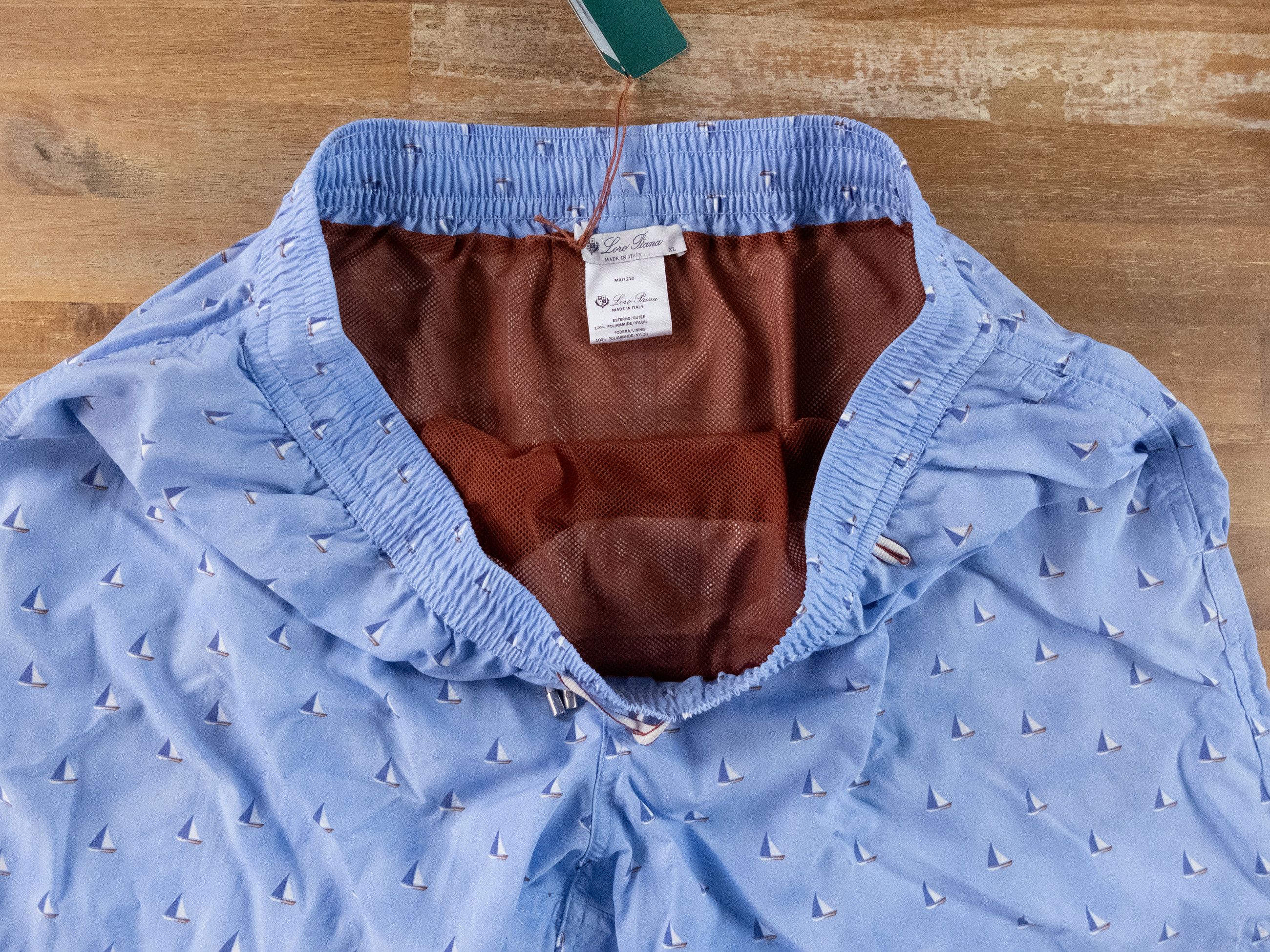 Loro Piana LORO PIANA blue Bay Toys sail print swim shorts XL Size US 36 / EU 52 - 3 Thumbnail