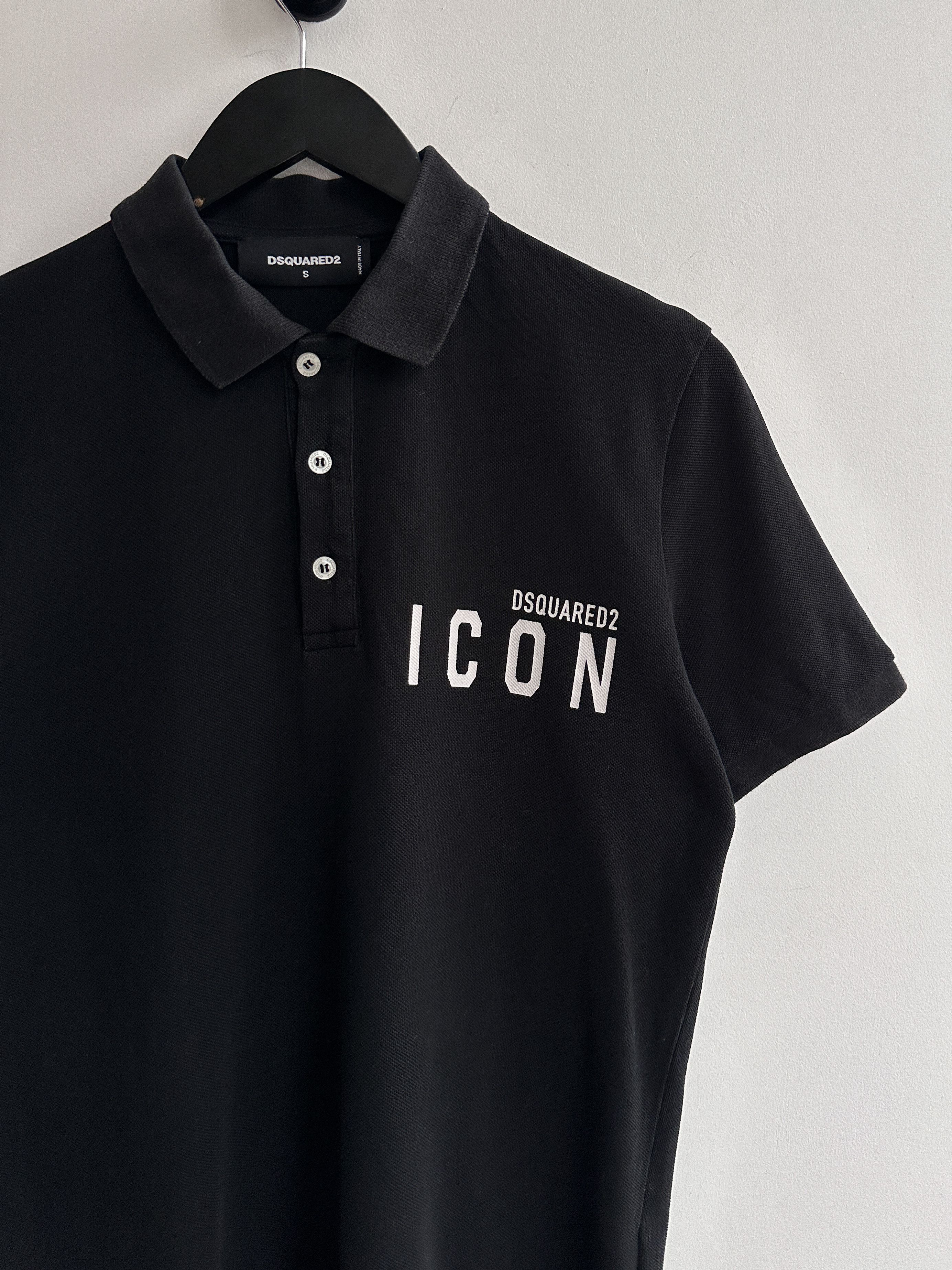 Dsquared2 Dsquared2 Black Polo Shirt Size US S / EU 44-46 / 1 - 3 Thumbnail