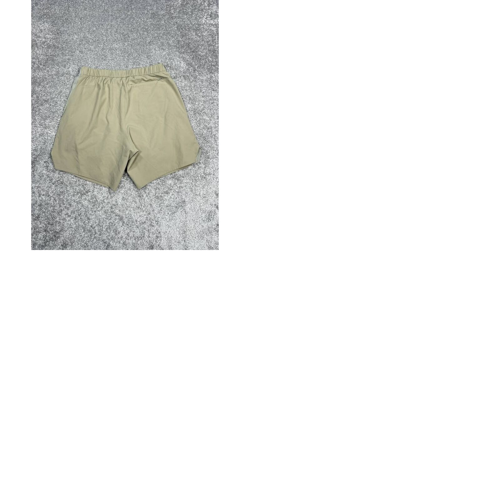 Outdoor Voices Outdoor Voices Shorts Womens M Beige Athletic Built In Liner Running Gym | Solid Nylon Polyester Spandex, Cross Training, 90s? Size 32" / US 10 / IT 46 - 9 Thumbnail