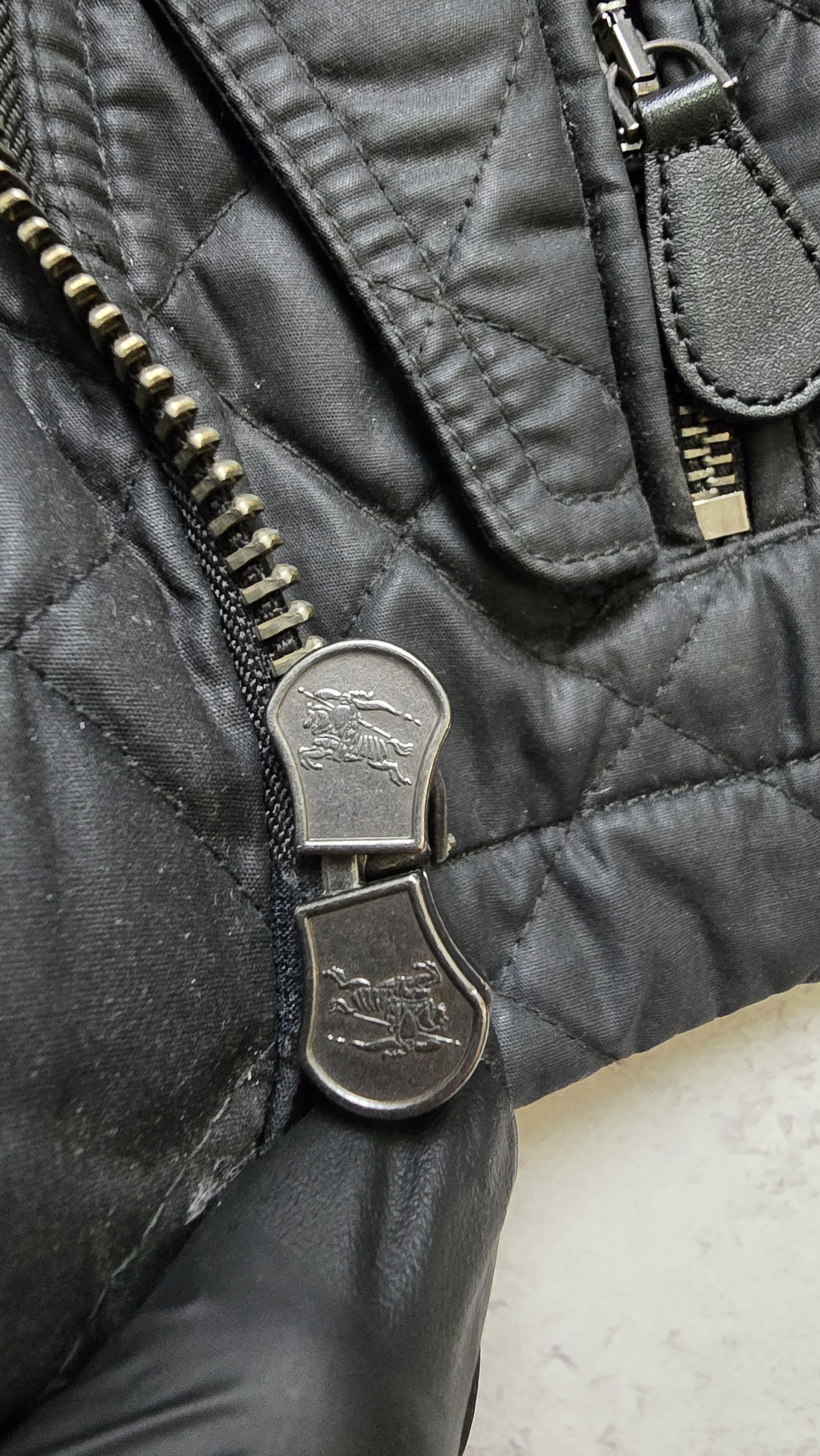 Burberry BURBERRY BRIT Quilted Lamb Leather Sleeve Jacket Size M / US 6-8 / IT 42-44 - 14 Thumbnail