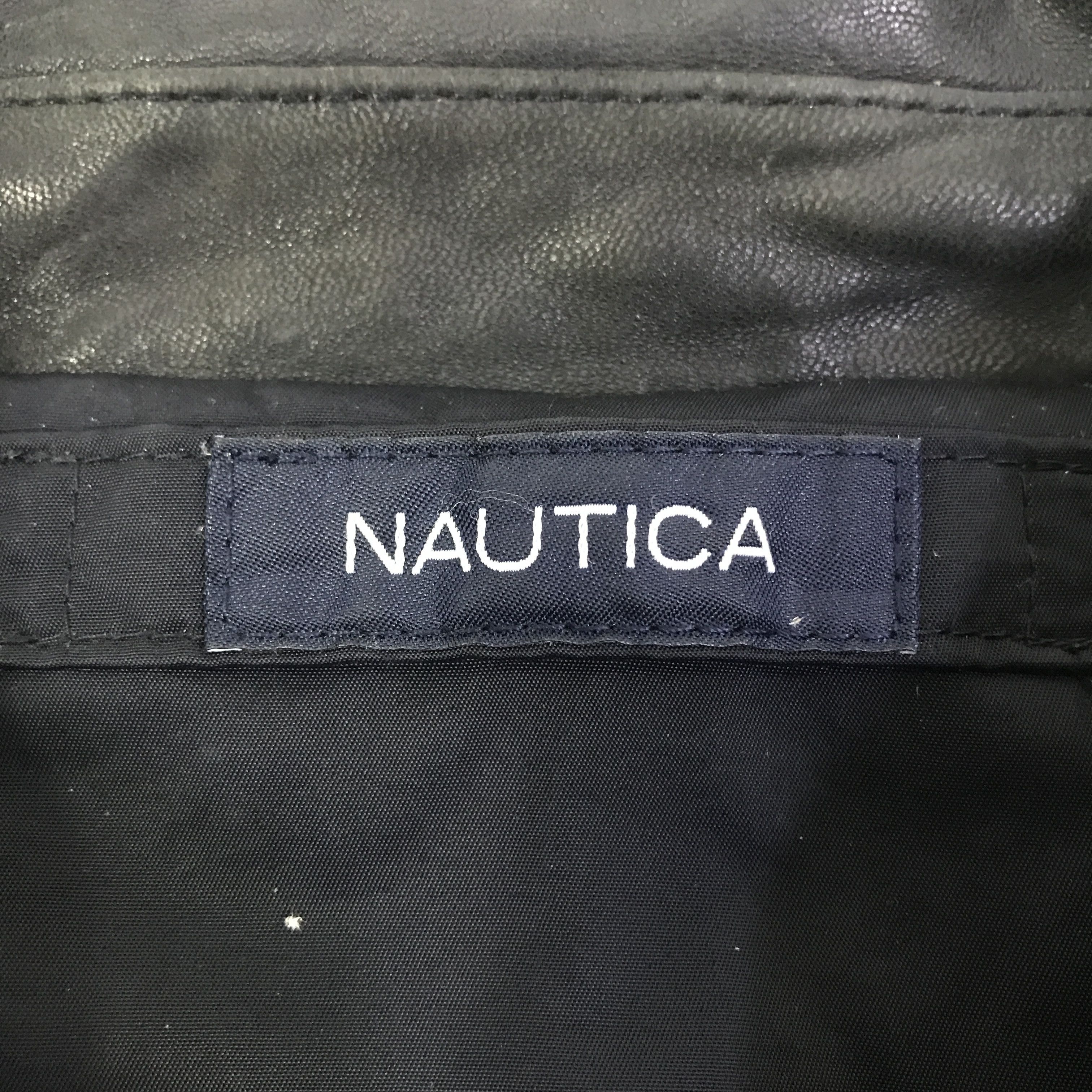 Nautica Vintage Nautica Leather Jacket K115B17 Size US L / EU 52-54 / 3 - 16 Thumbnail