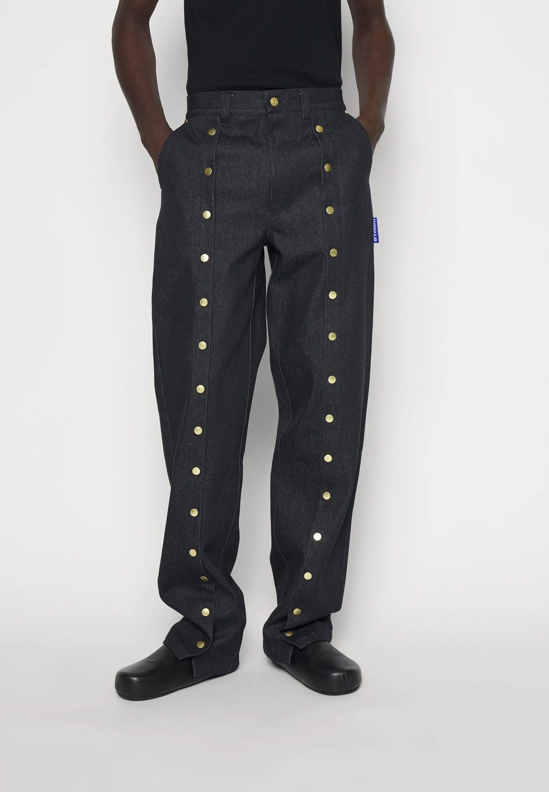 !DS! SS23 Nikolaj Storm Chaco Washed Black Pants