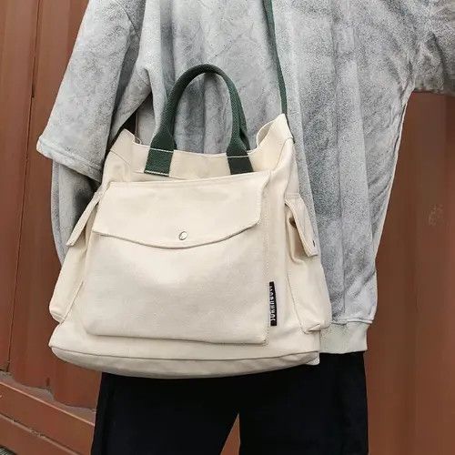 Japanese Brand × Vintage Vintage Canvas Casual Messenger Bag Size ONE SIZE - 1 Thumbnail