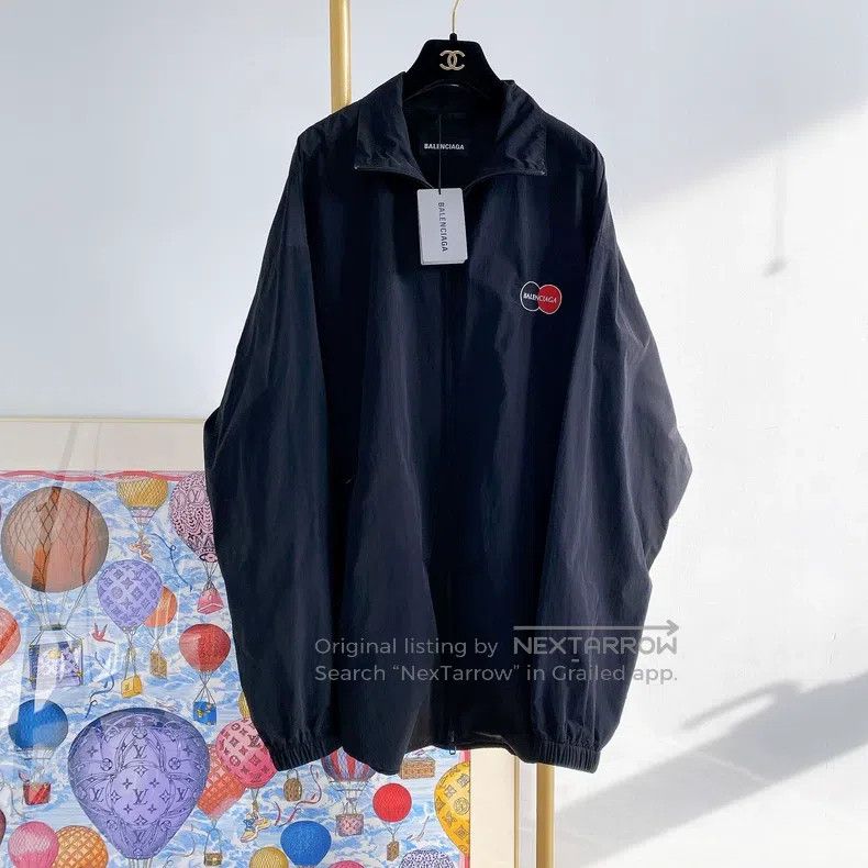 Balenciaga Balenciaga Black Windbreaker Size US S / EU 44-46 / 1 - 1 Thumbnail