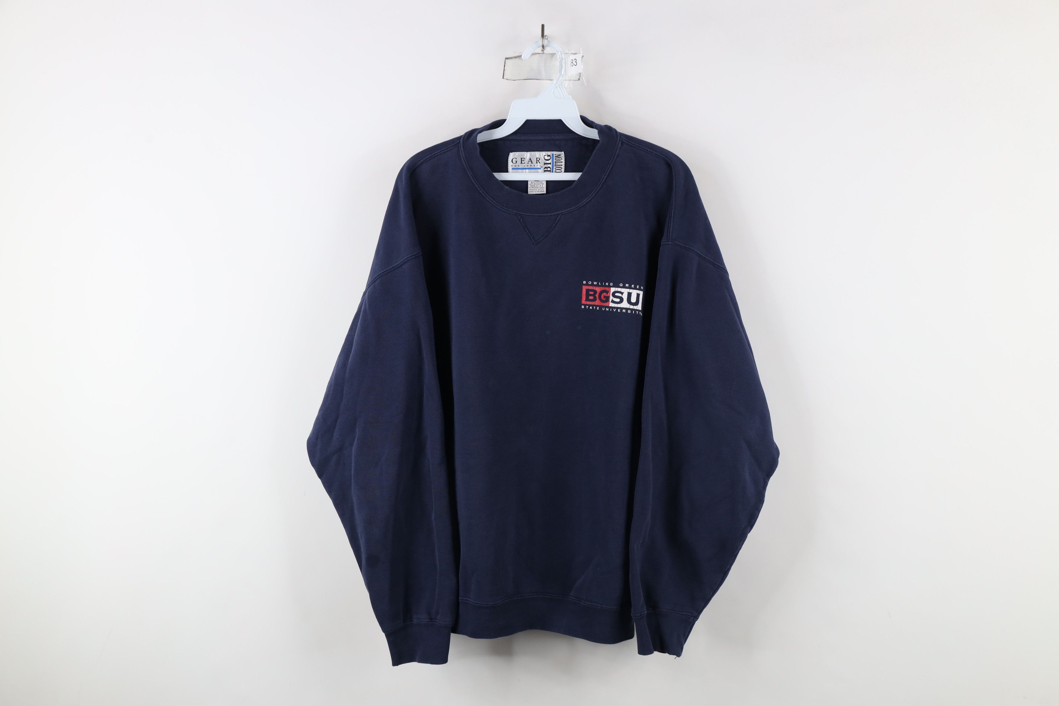 Vintage Vintage 90s Bowling Green State University Sweatshirt USA Size US M / EU 48-50 / 2 - 1 Thumbnail