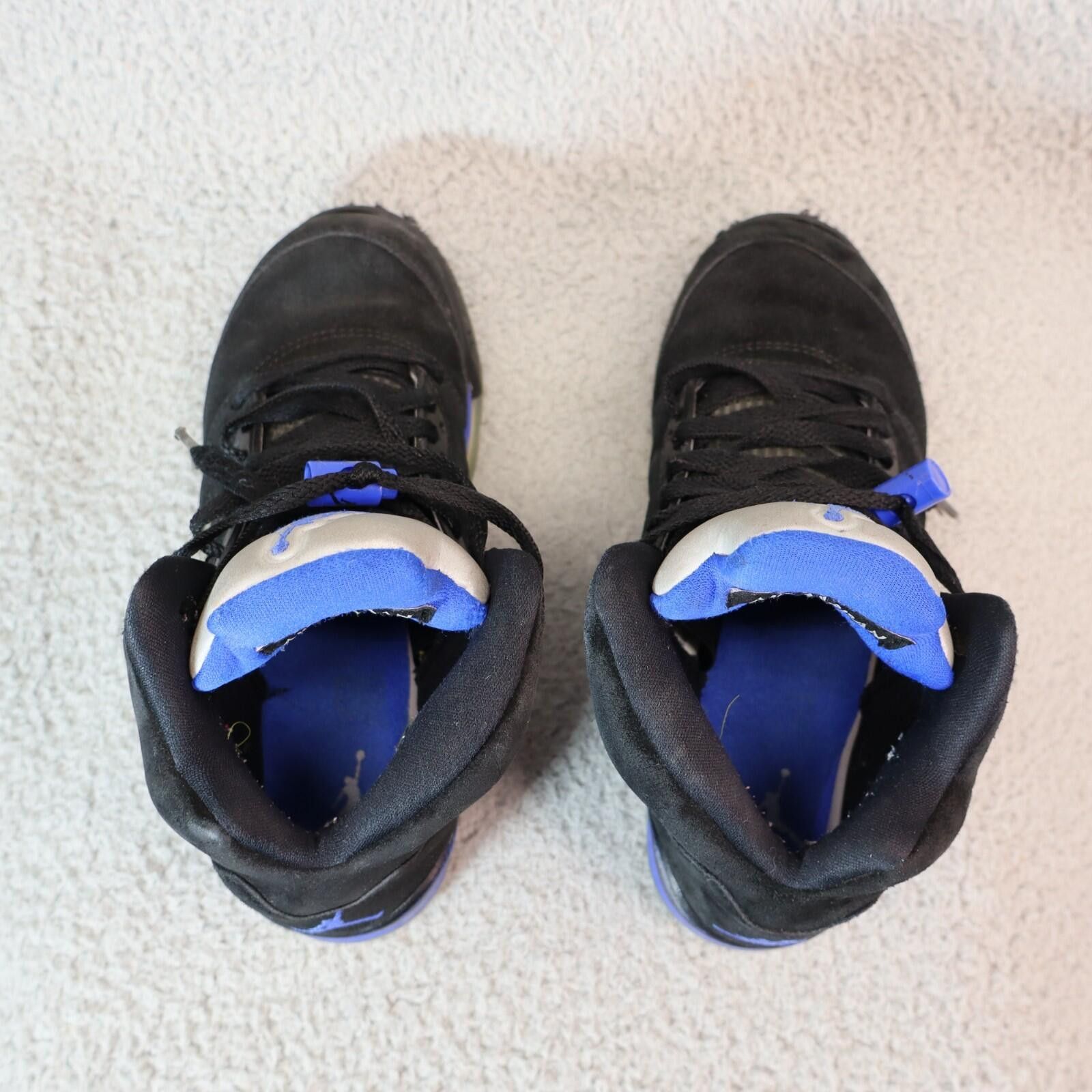 Jordan Brand Jordan 5 Retro GS 440888-004 Youth Size 4Y Black Racer Blue Size US 5 / EU 37 - 6 Thumbnail