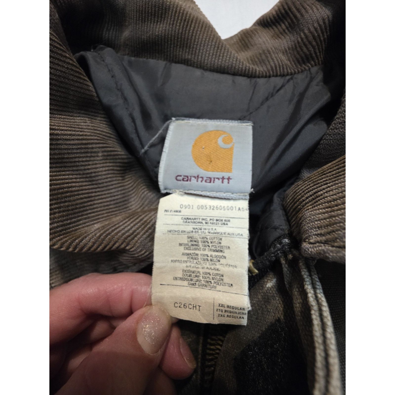 Carhartt Carhartt C26CHT Jacket Men's Leather Tag Size XXL Size US XXL / EU 58 / 5 - 8 Thumbnail