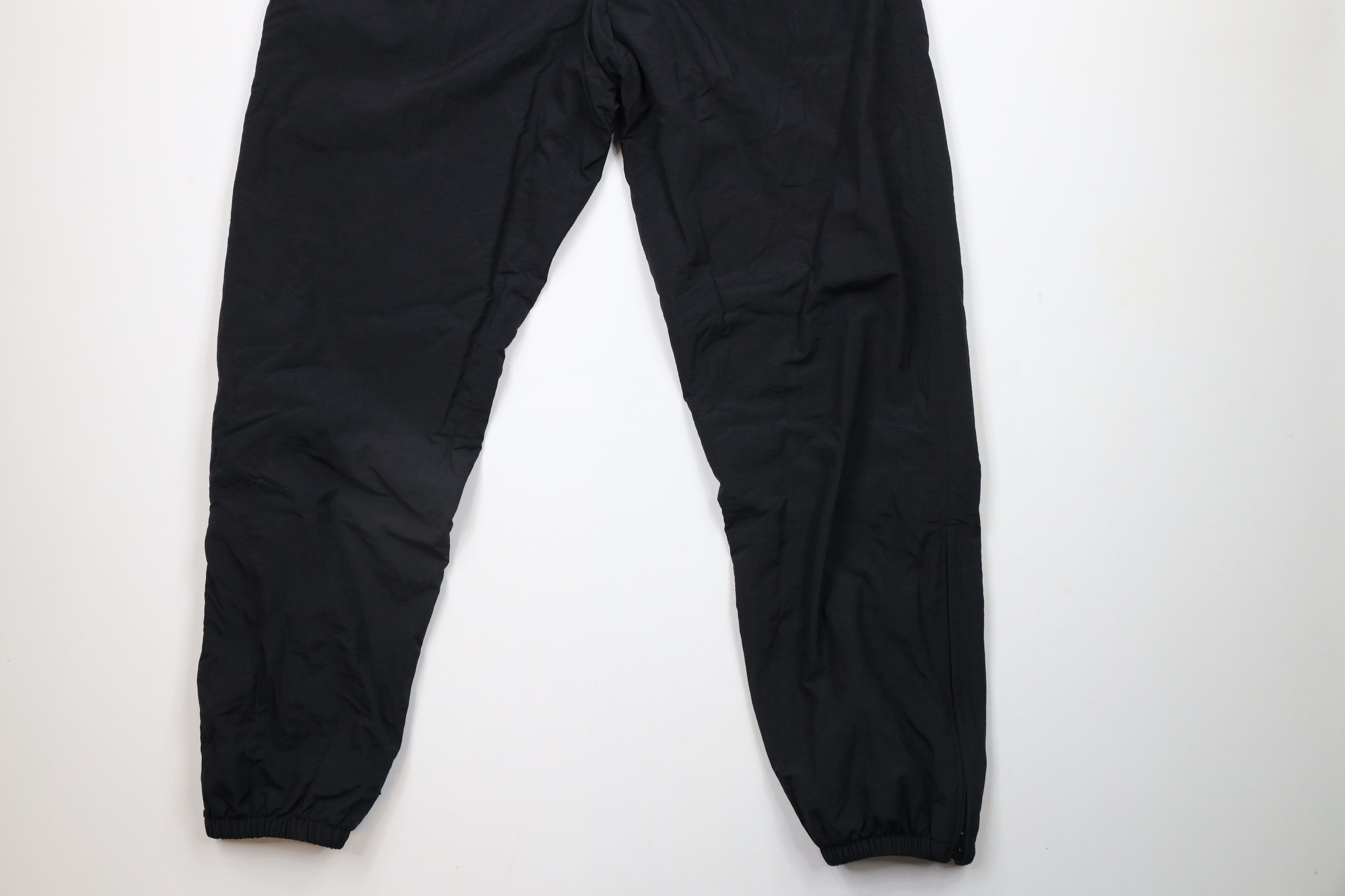 Vintage Vintage 90s Streetwear Lined Cuffed Joggers Pants Black Size US 38 / EU 54 - 12 Thumbnail