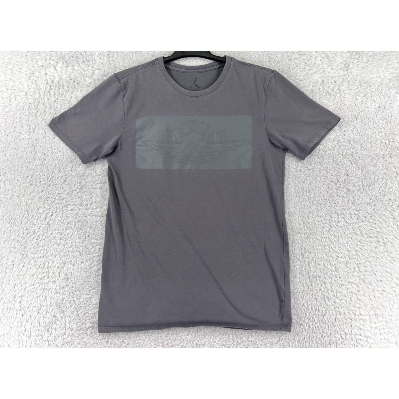 Jordan Brand Jordan Shirt Mens Small Gray Jumpman Air Basketball Cotton Blend Short Sleeve Size US S / EU 44-46 / 1 - 2 Thumbnail
