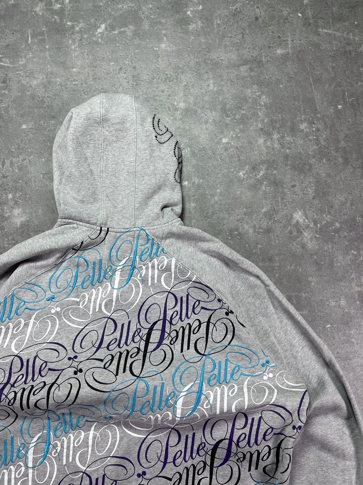 Pelle Pelle Pelle Pelle Multilogo Printed Embroidered Baggy Zip Hoodie Size US XXL / EU 58 / 5 - 14 Thumbnail