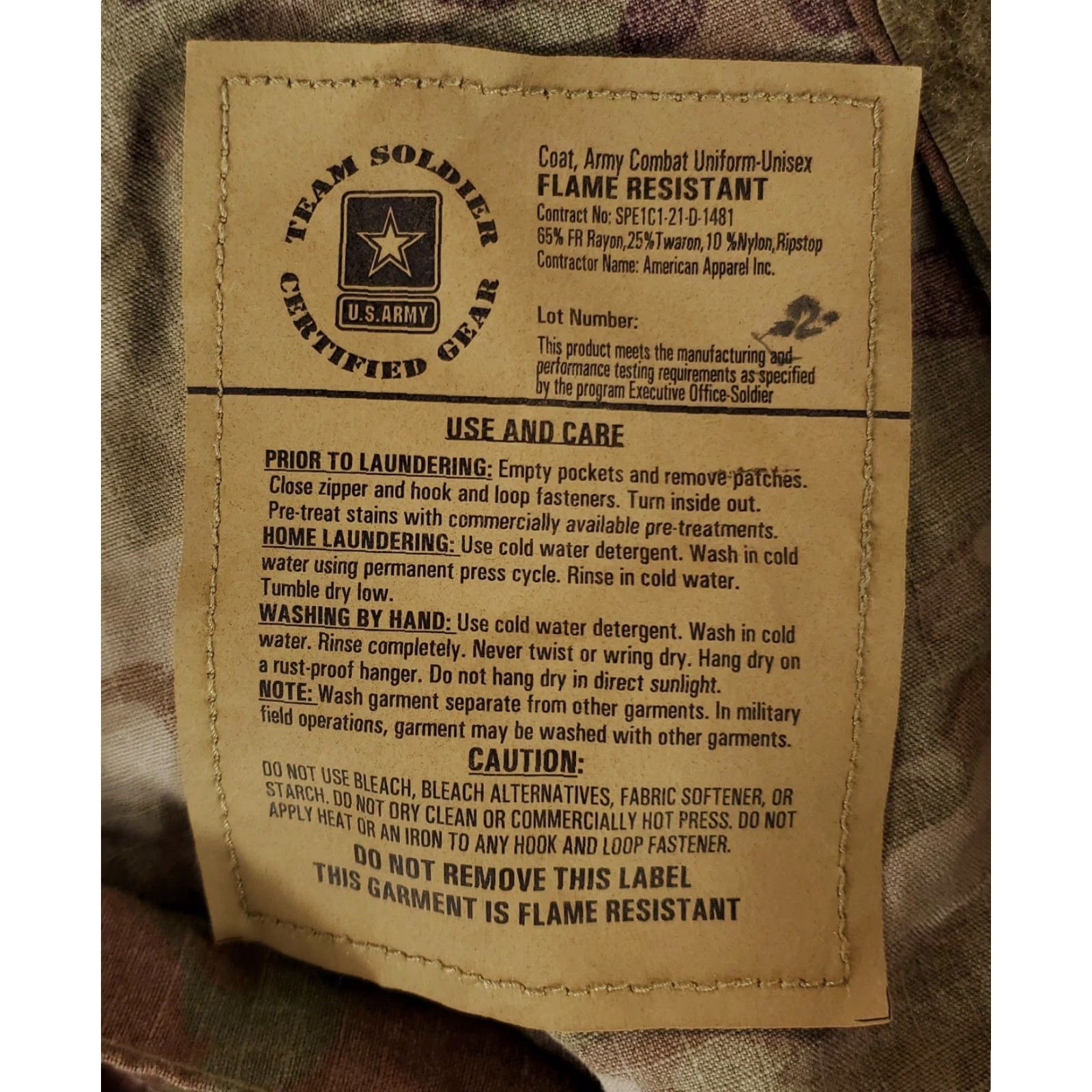 Vintage VINTAGE US Military Multicam FR Combat Uniform Full Zip Coat Jacket Mens L Reg NWT Size US L / EU 52-54 / 3 - 5 Thumbnail