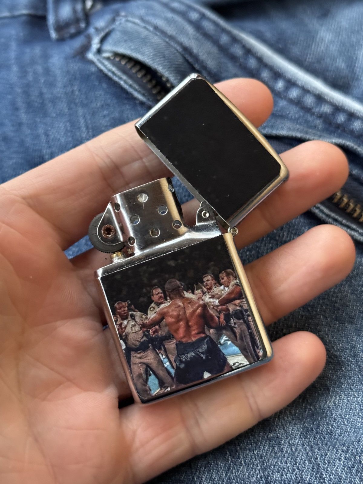 Vintage Mike Tyson two sided Cigar Lighter, WORK, vintage Box Size ONE SIZE - 4 Thumbnail