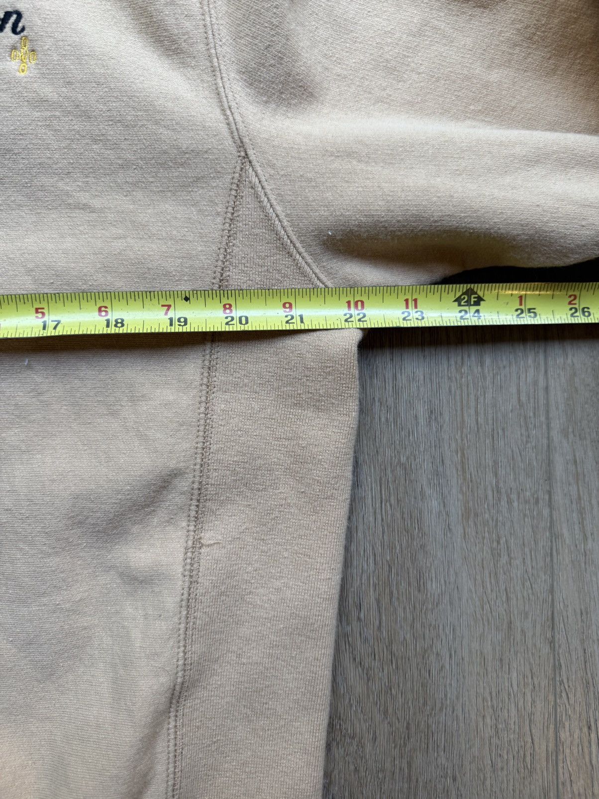 October's Very Own OVO tan Pom Pom embroidered crewneck Size US M / EU 48-50 / 2 - 6 Thumbnail