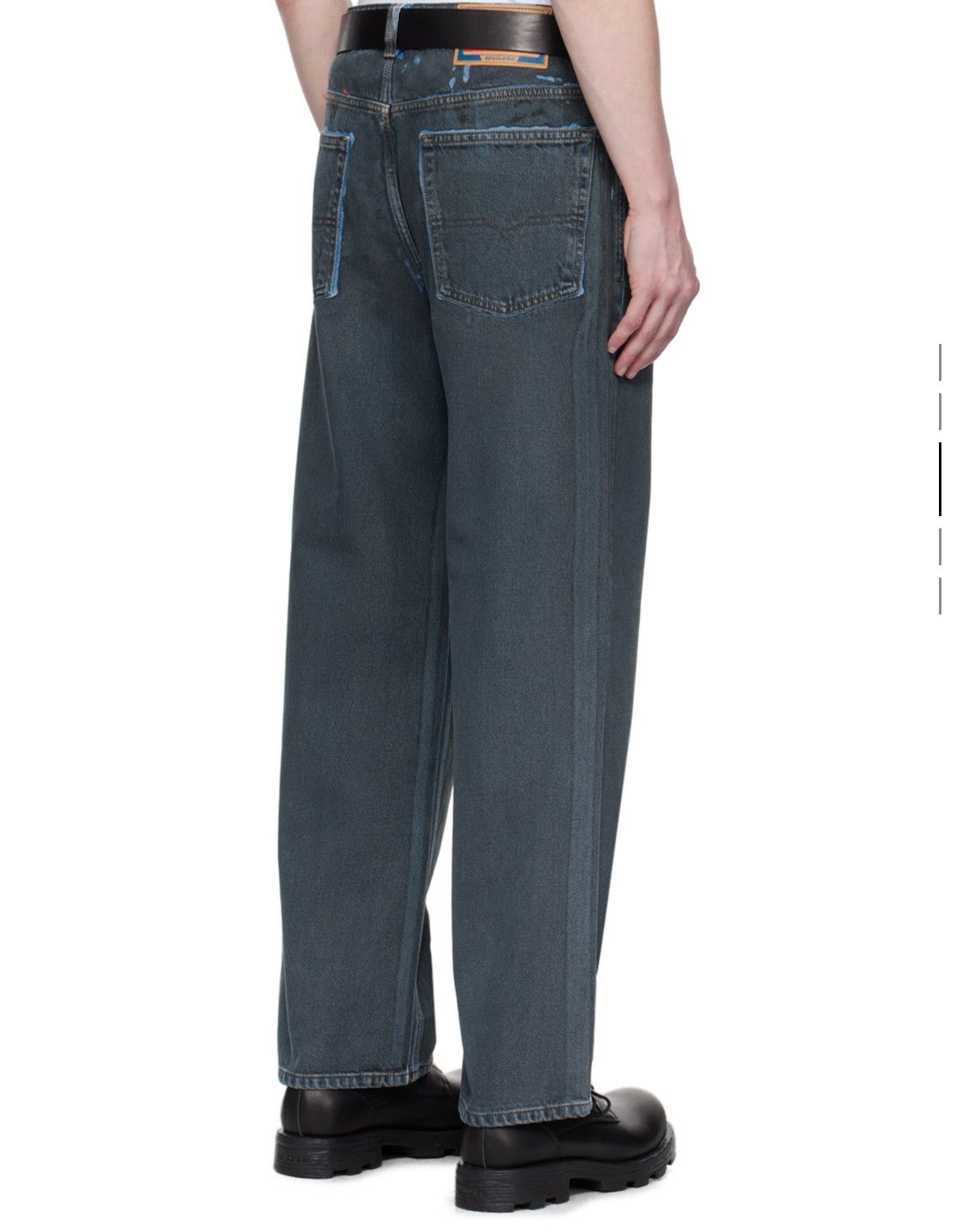 Diesel Diesel gray 2001d-macro-s jeans Size US 32 / EU 48 - 3 Thumbnail