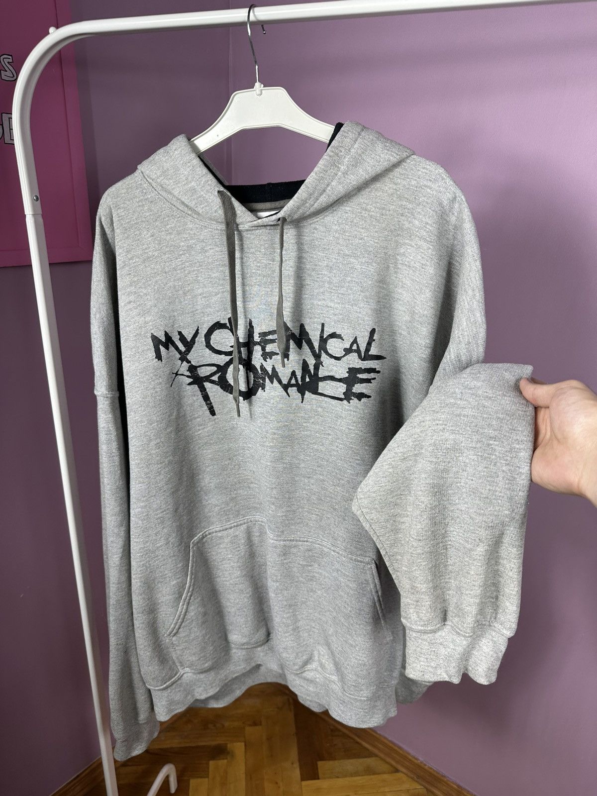 Gildan Vintage MCR My Chemical Romance Hoodie Spider Printed Size US XXL / EU 58 / 5 - 8 Thumbnail