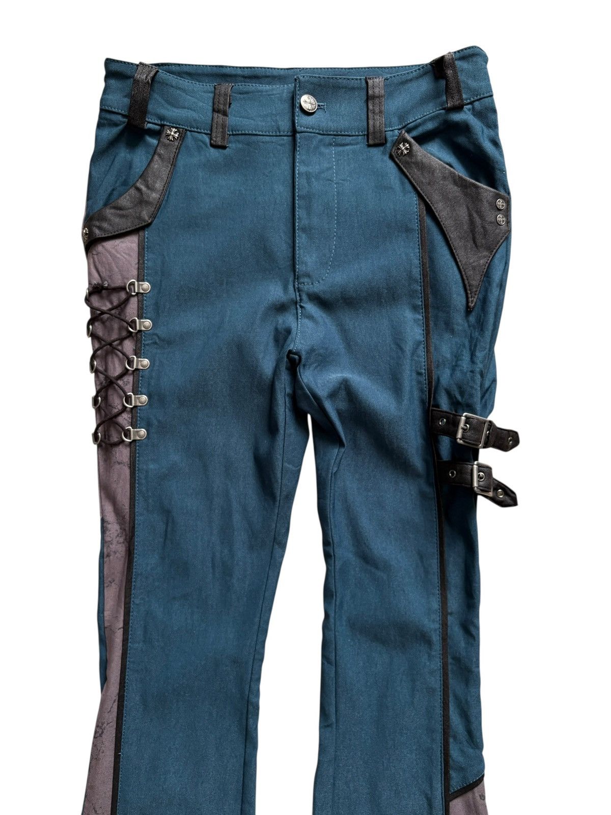 Japanese Brand Ozz Croce punk gothic pants Size US 30 / EU 46 - 3 Thumbnail