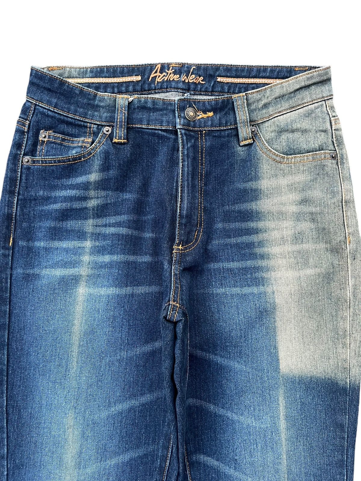Japanese Brand Vintage Japanese Brand Sun Faded Blue Washed Flare Jeans Size US 28 / EU 44 - 3 Thumbnail