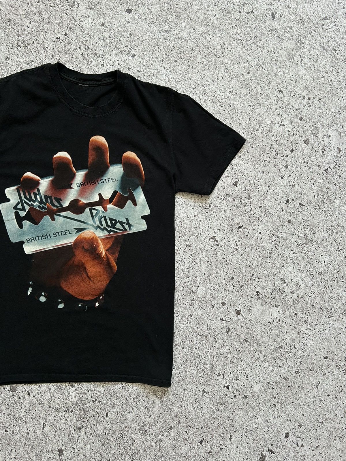 Band Tees × Vintage Vintage 00s Judas Priest British Steel Rock Band T-Shirt Size US S / EU 44-46 / 1 - 5 Thumbnail