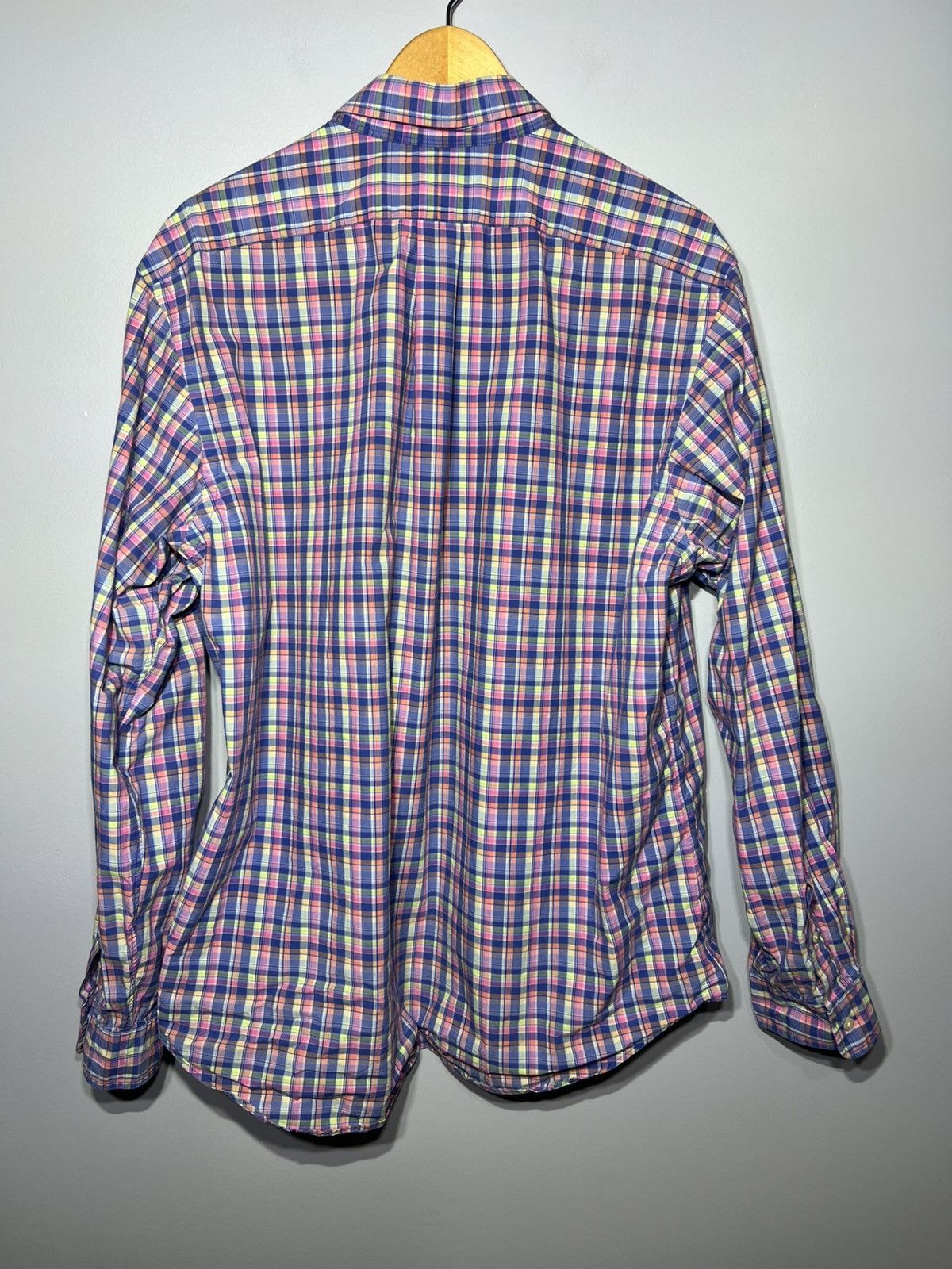 Polo Ralph Lauren Polo Ralph Lauren Long Sleeve Shirt Pink/Blue/Green Sz XL Size US XL / EU 56 / 4 - 4 Thumbnail