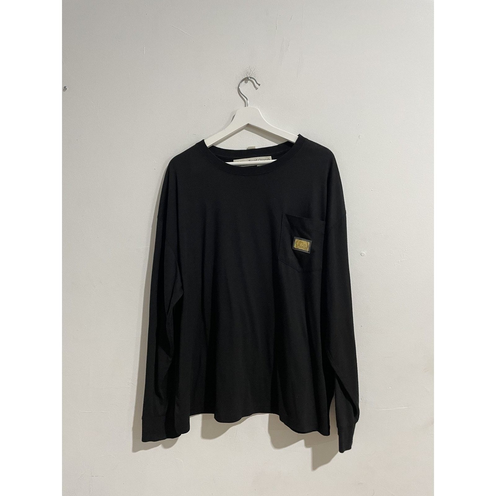 Designer ABC Pocket Logo Black L/S Tee Size XL Preowned Size US XL / EU 56 / 4 - 1 Thumbnail