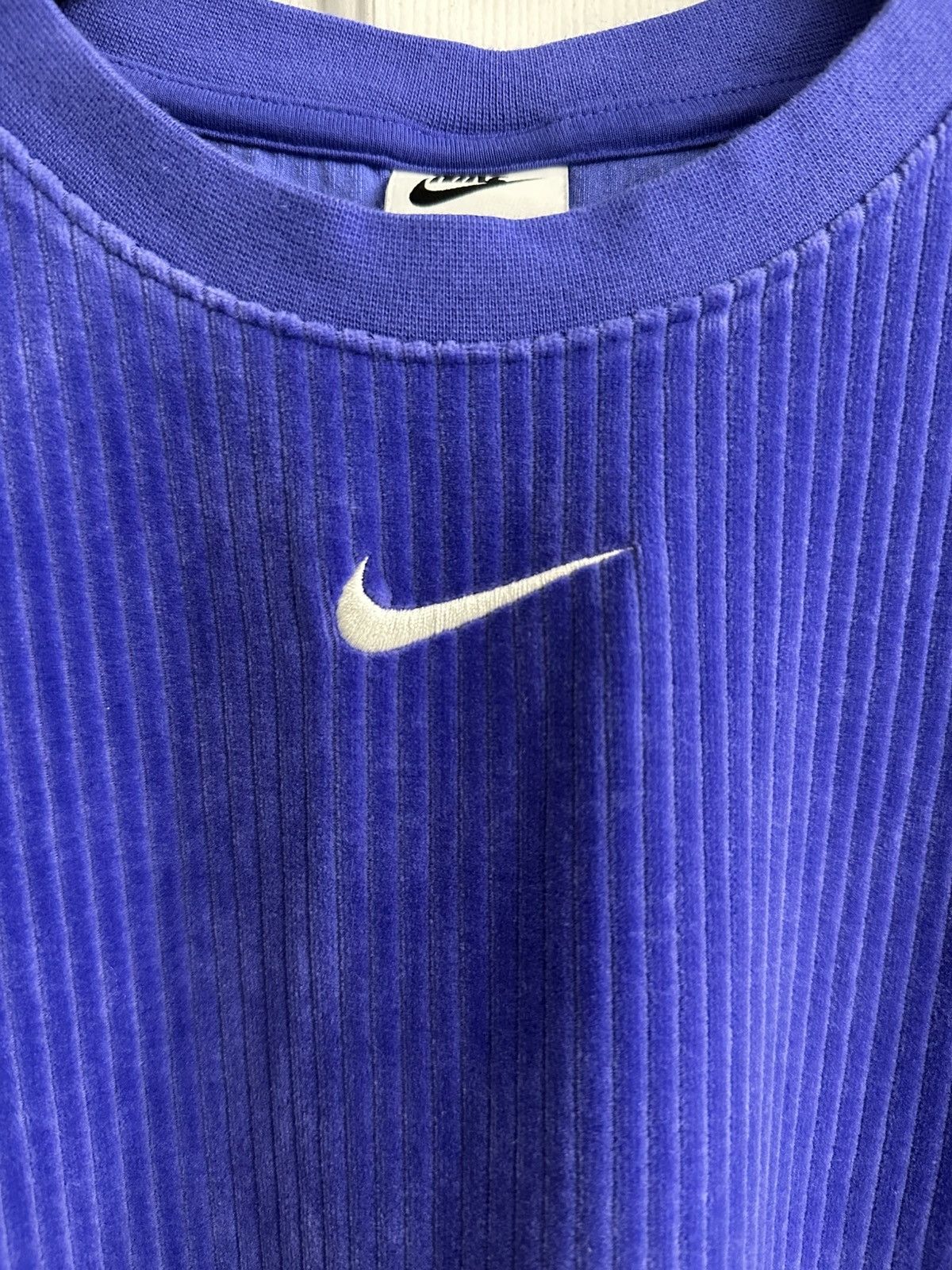 Nike Nike Velour Shirt Size US L / EU 52-54 / 3 - 2 Thumbnail