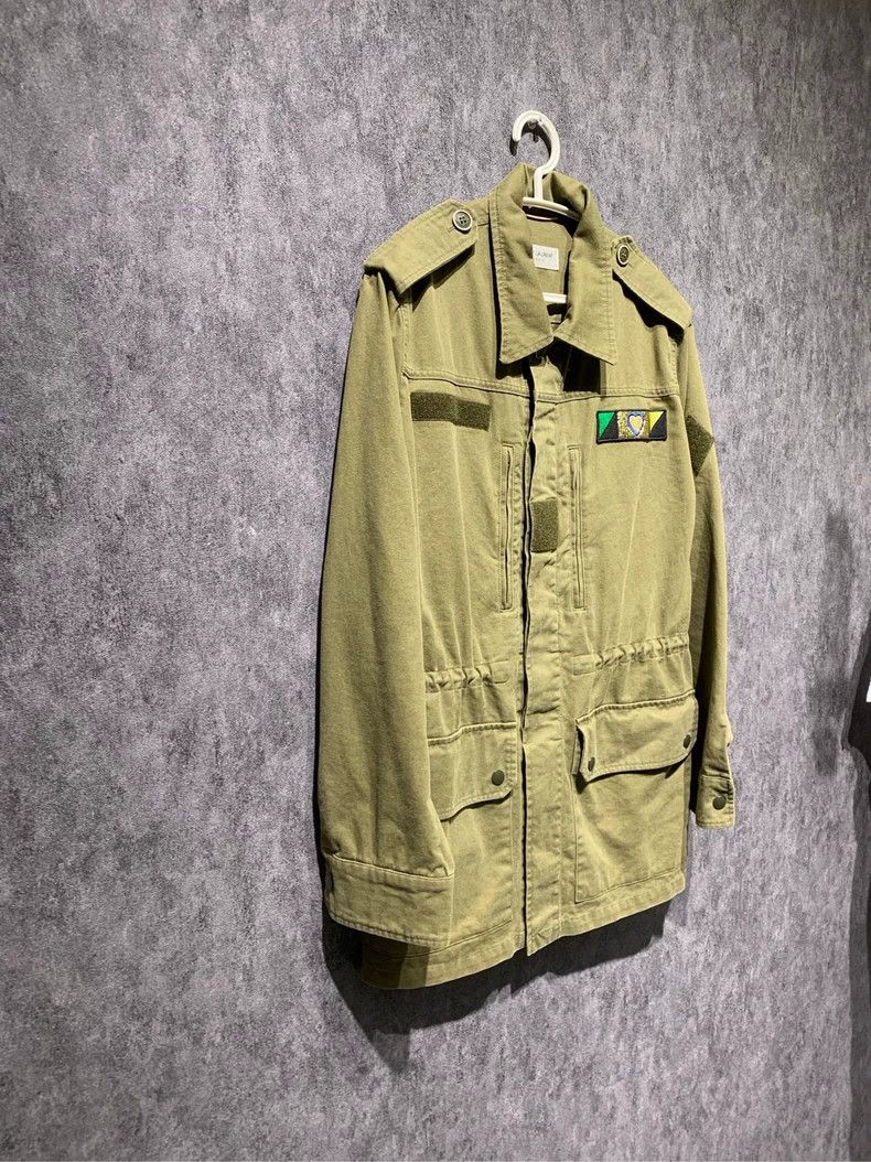 Saint Laurent Paris saint Laurent parisShark Army Green Jacket 2503-Nextarrow Size XS / US 0-2 / IT 36-38 - 4 Thumbnail