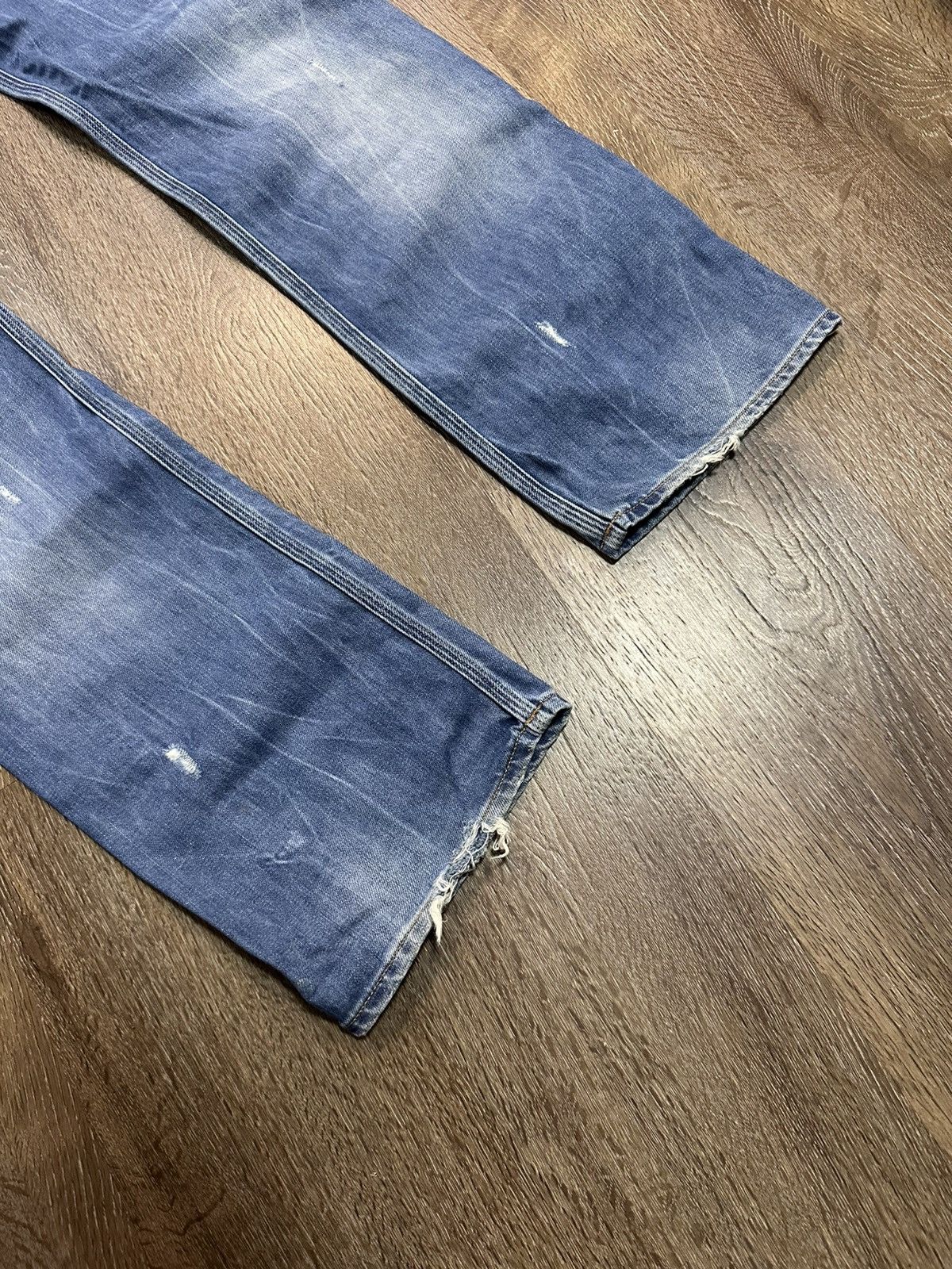 G-Star G-Star Raw Jeans With Scuffs Avant-Garde Style Size US 33 - 3 Thumbnail
