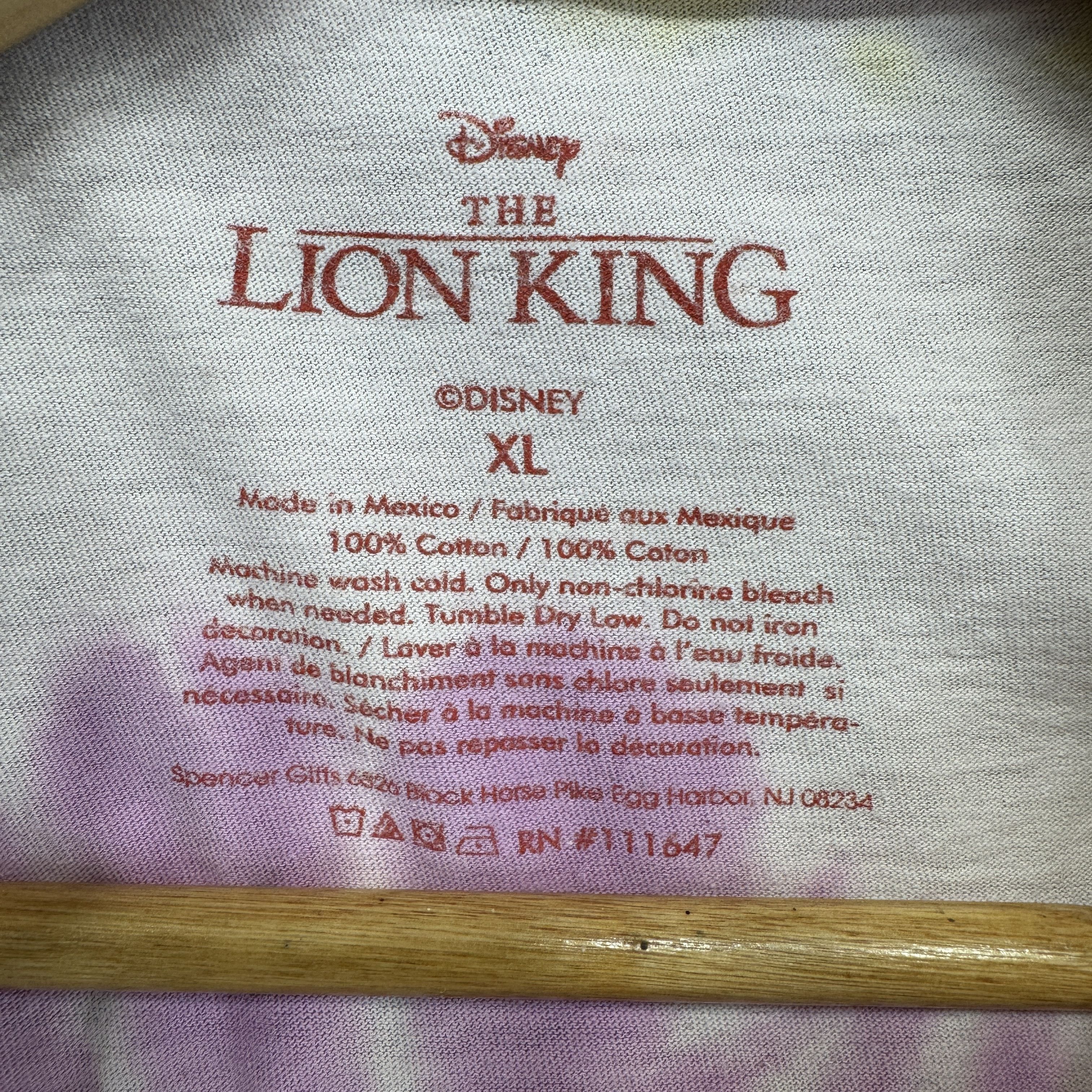 Disney Tie-Dye Disney The Lion King Tshirt Size US XL / EU 56 / 4 - 4 Thumbnail