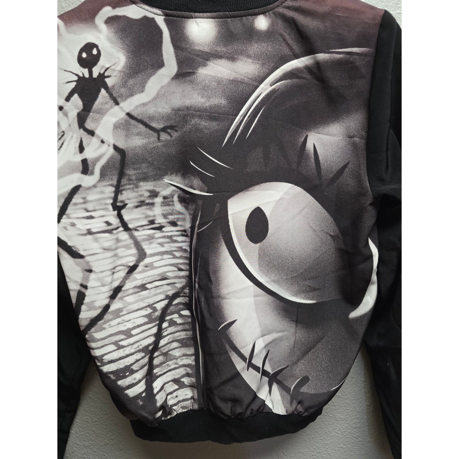 Other Nightmare Before Christmas Black Bomber Jacket Sally Print Size M / US 6-8 / IT 42-44 - 5 Thumbnail