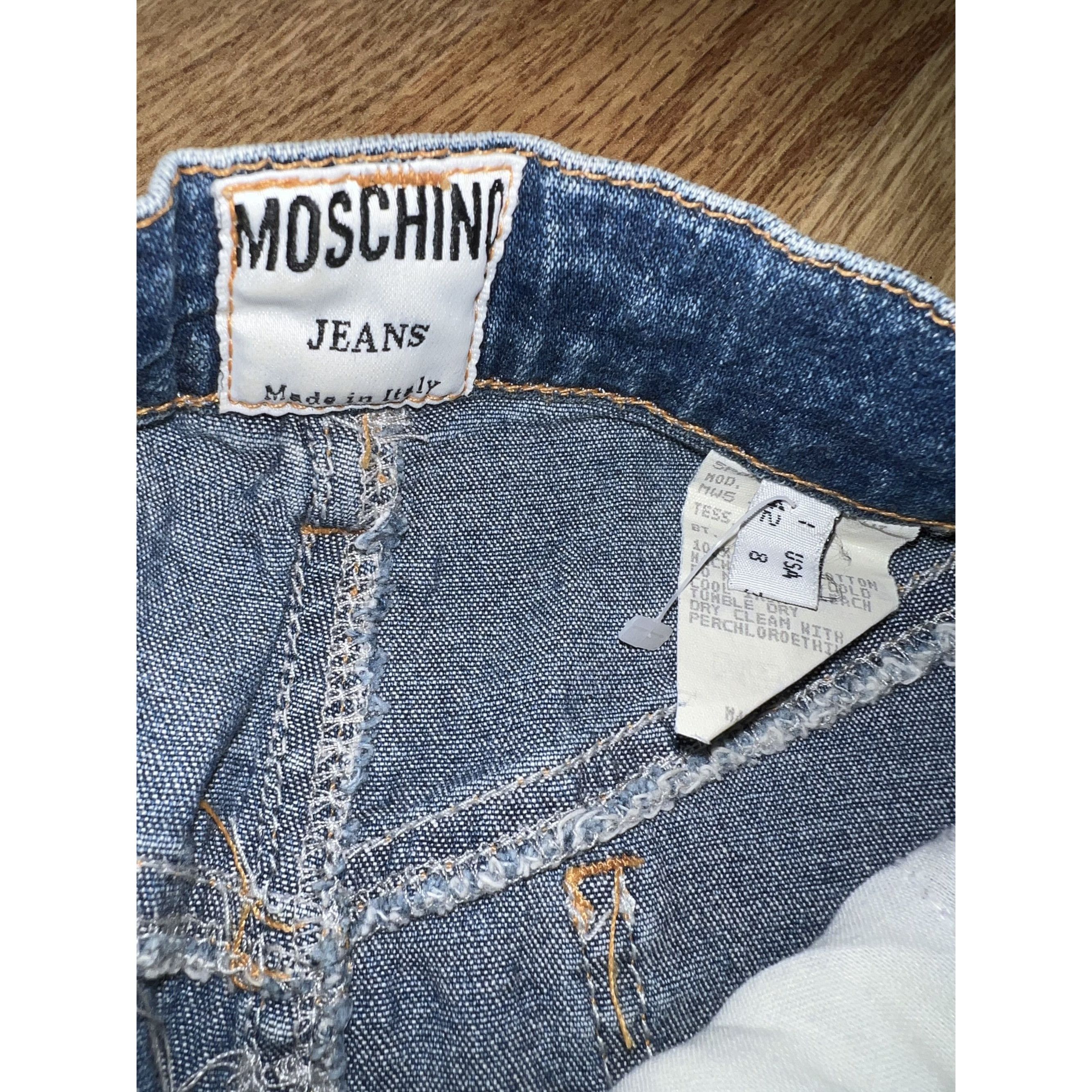 Moschino Vintage Moschino Jeans Denim Mini Skirt Size 30" / US 8 / IT 44 - 5 Thumbnail