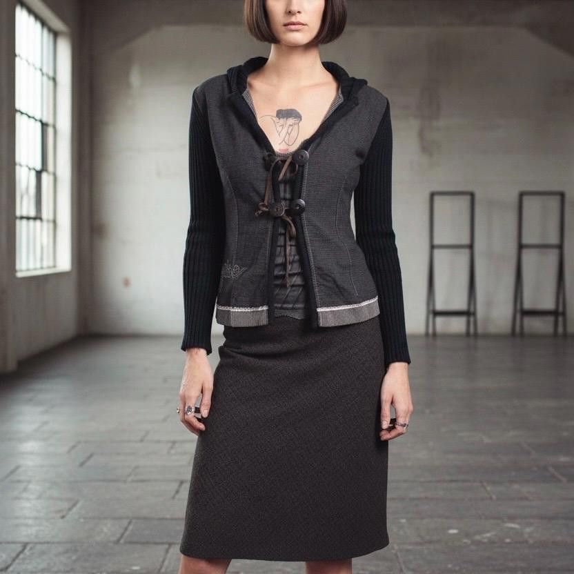 Other The Cop Copine Knitted Hoodie Size ONE SIZE - 1 Thumbnail