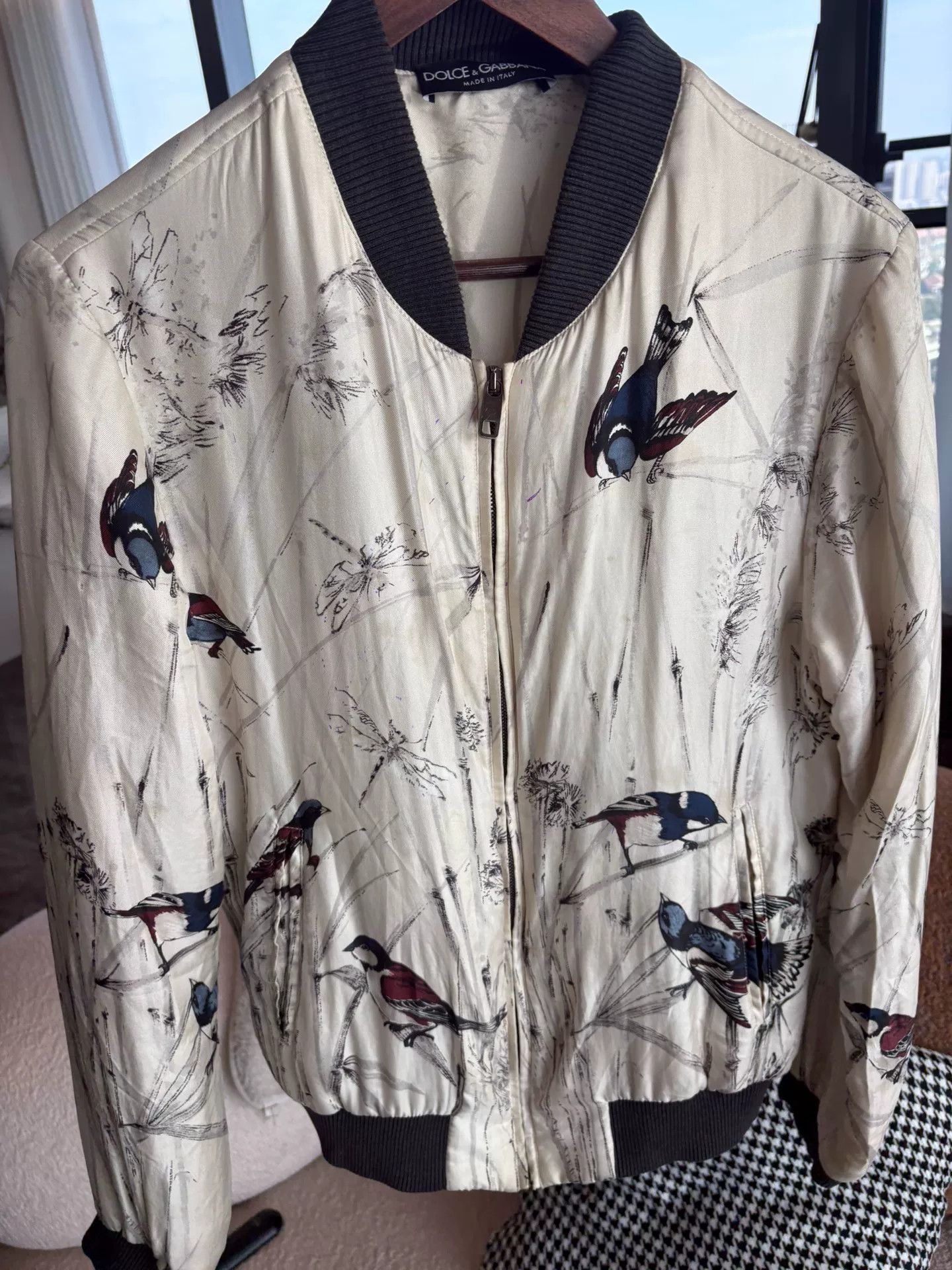 Dolce & Gabbana Dolce & Gabbana Silk Jacket for Autumn Size US S / EU 44-46 / 1 - 1 Thumbnail