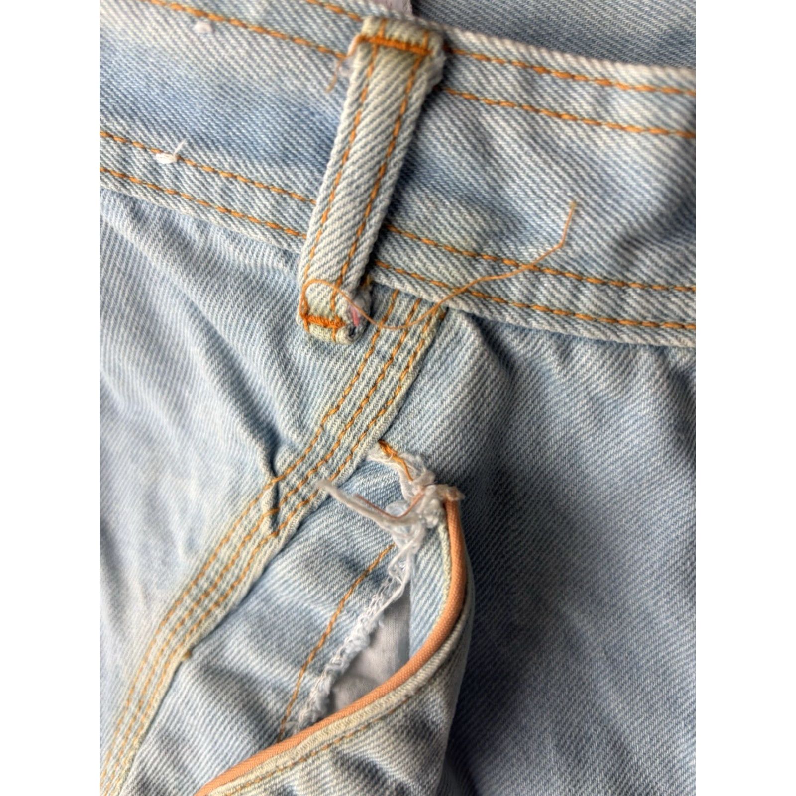 Vintage VINTAGE 80s US Lines Sailor Flare Pants 28 in. Inseam 28 in. Blue Unisex Adults Regular Size 28 Flared Front Flat Ready Size 28" / US 6 / IT 42 - 4 Thumbnail