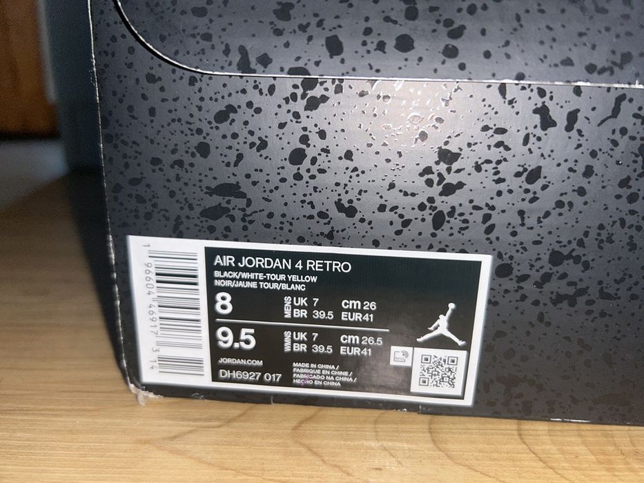 Jordan Brand Jordan 4 Retro Thunder (With Receipt) | Grailed