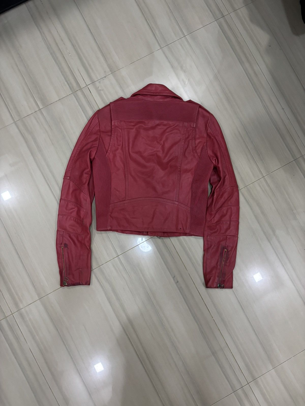 Pierre Balmain 90s Pierre Balmain Leather Jacket Size XS / US 0-2 / IT 36-38 - 6 Thumbnail