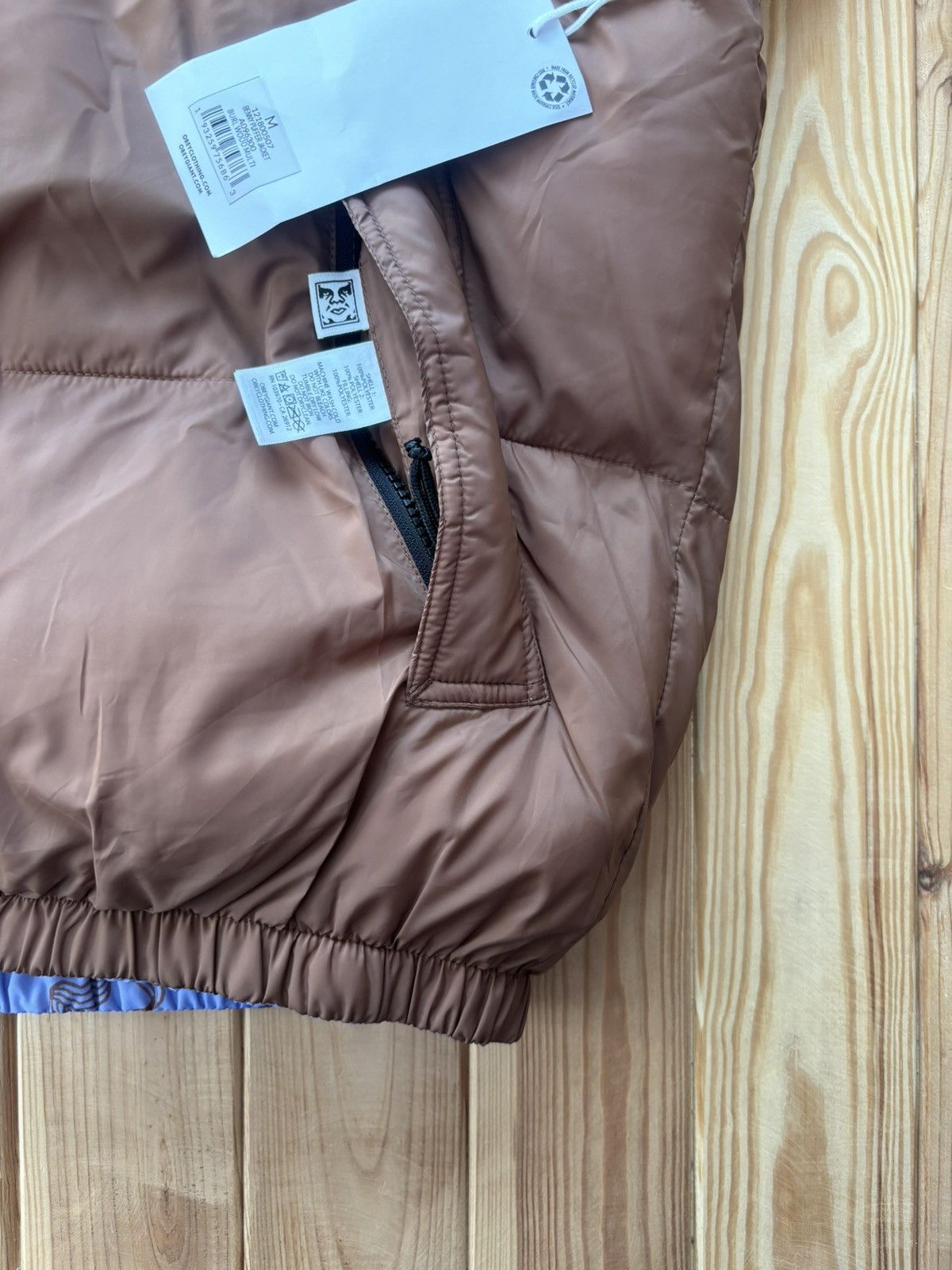 Obey Original Obey reversible puffer jacket Size US M / EU 48-50 / 2 - 7 Thumbnail