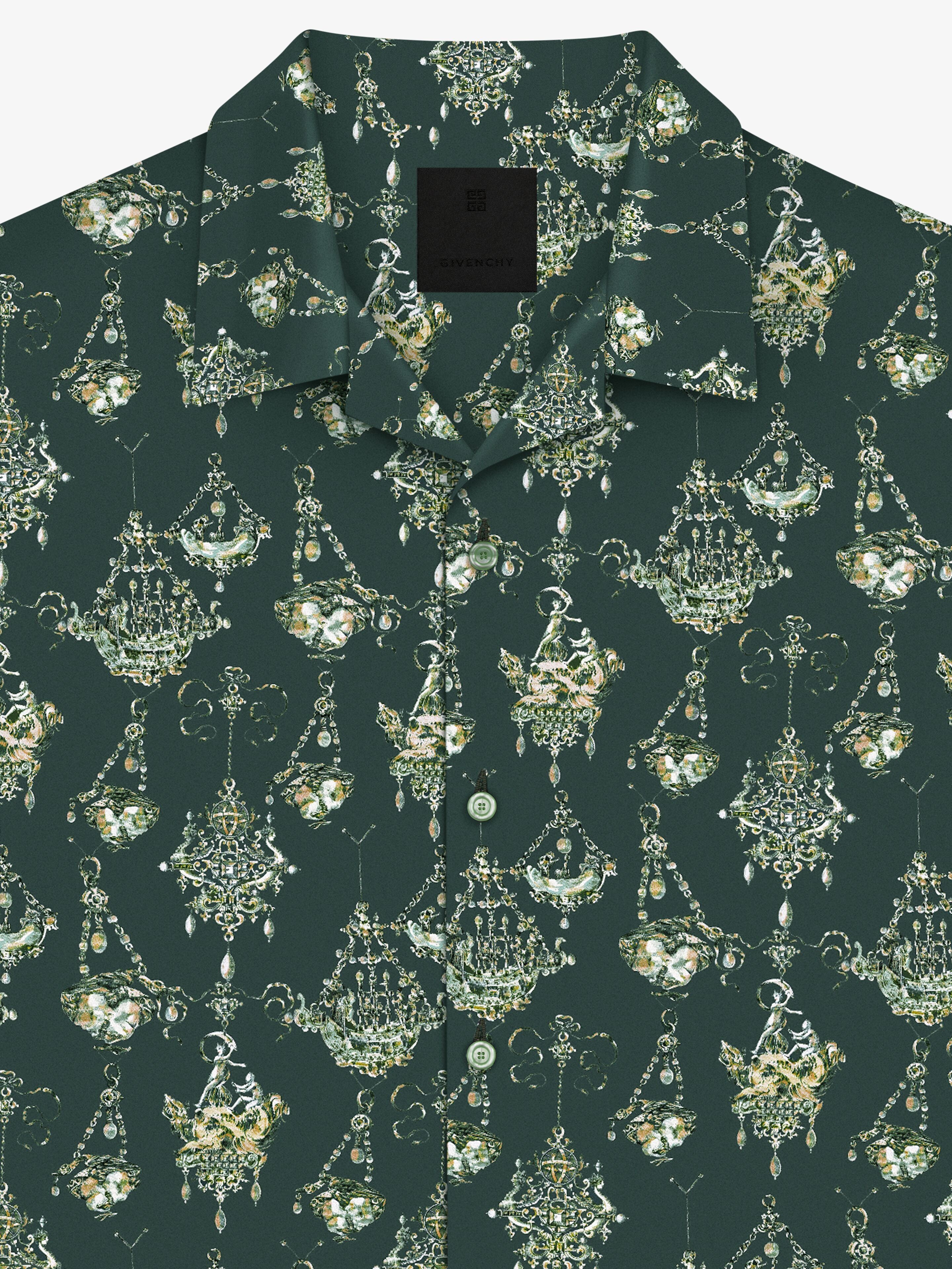 Givenchy o1srvl11e0725 New Bowling Shirt in Green Size US L / EU 52-54 / 3 - 5 Thumbnail