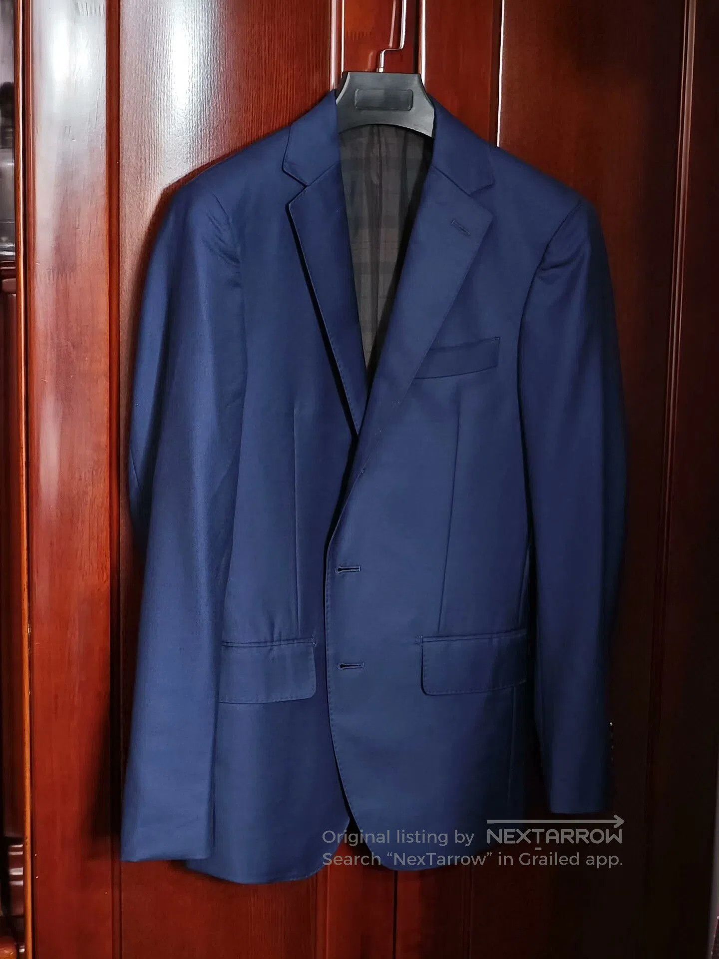 Japanese Brand Bower Roebuck Wool Blend Suit Jacket. Size US M / EU 48-50 / 2 - 1 Thumbnail