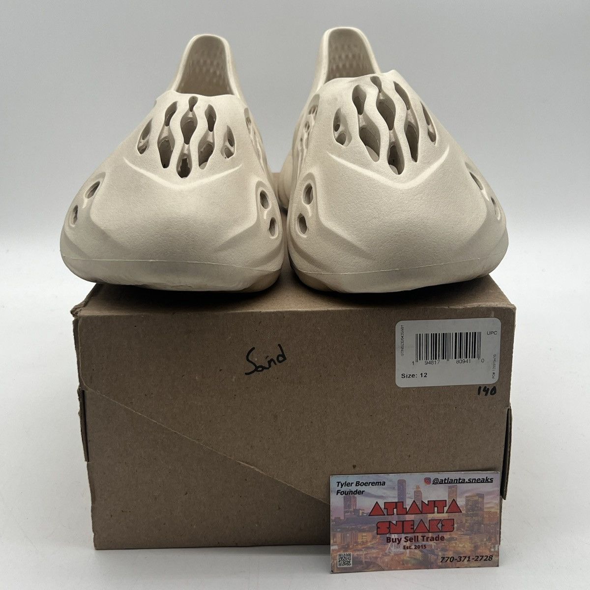 adidas gazelle silver green womens Norma Kamali adidas Yeezy Foam Runner Sand Sneakers main image 1