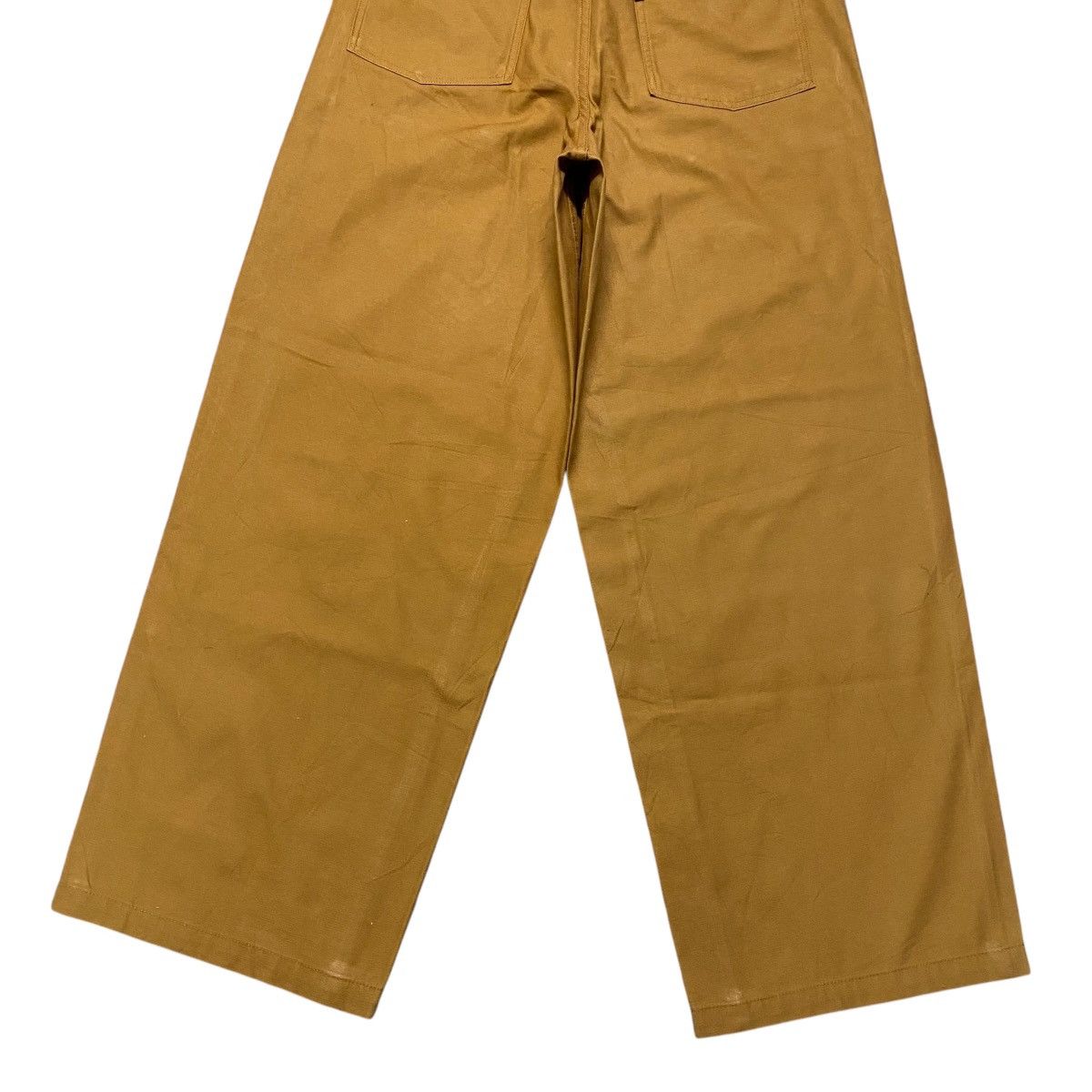 Japanese Brand COEN Mustard Sateen Fatigue Baggy Pants Size US 29 - 12 Thumbnail