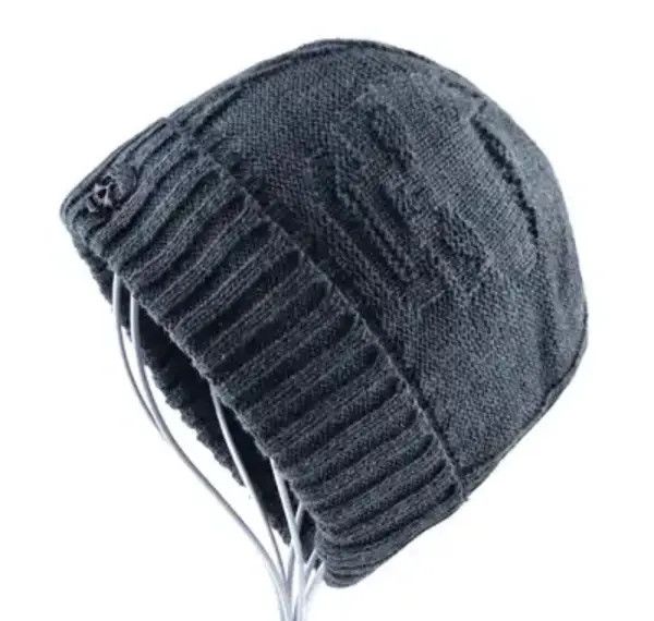 Japanese Brand Gray Color Skull Bennie Hat Size ONE SIZE - 1 Thumbnail
