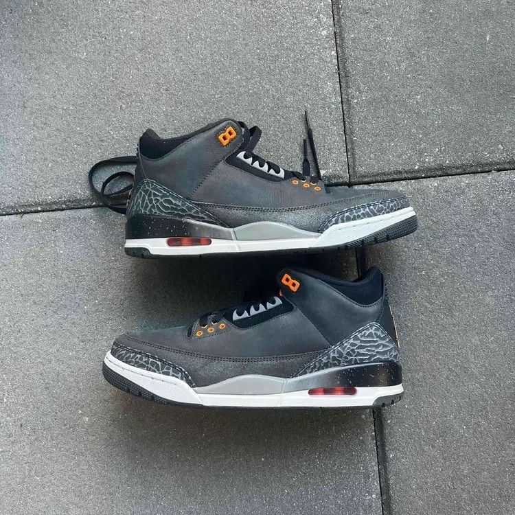 Jordan Brand Jordan 3 Retro Fear New Defects No Box CT8532080 Size 10 Size US 10 / EU 43 - 2 Thumbnail