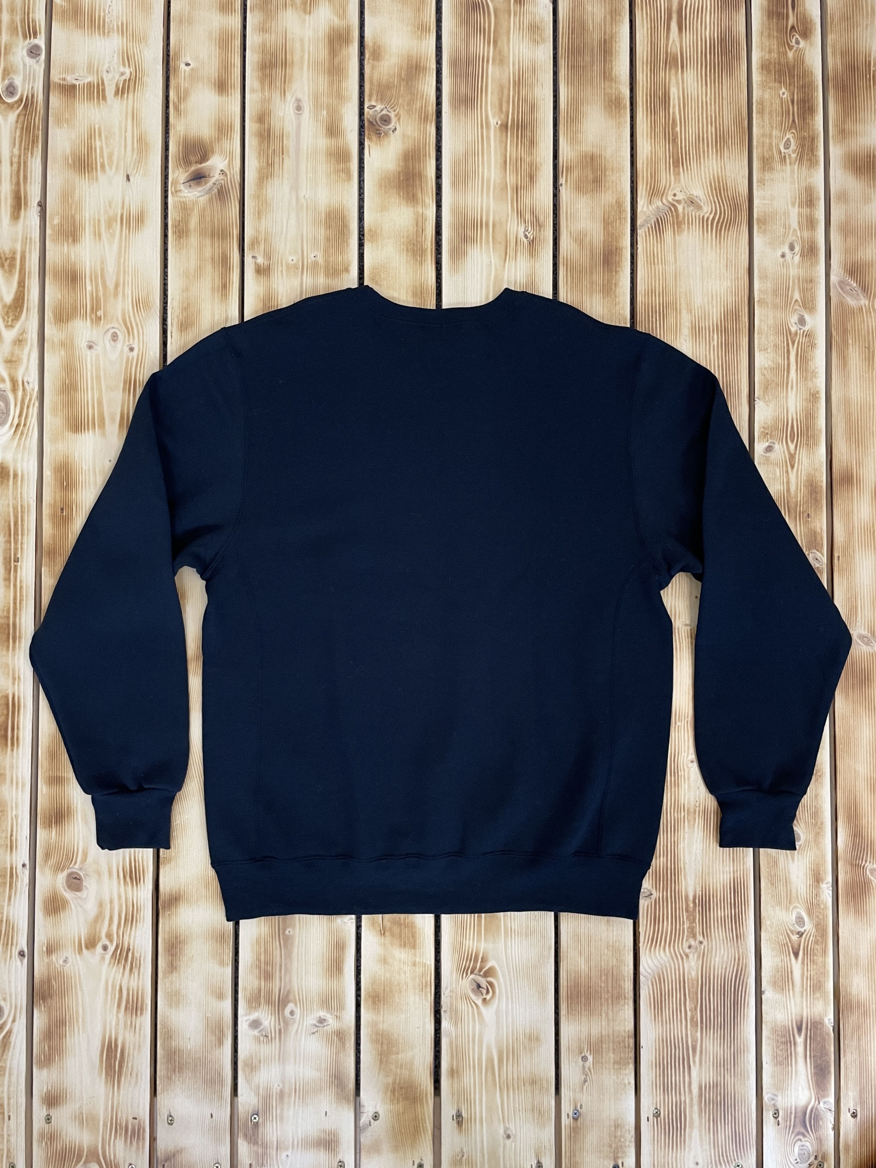 Russell Athletic NEW Russell Athletic Y2K Blank Sweatshirt Black Size US L / EU 52-54 / 3 - 9 Thumbnail