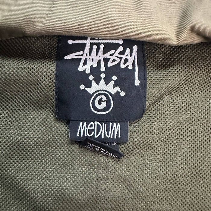 Stussy Vintage Y2K Stussy Army Green M-65 Military Style Jacket | Grailed