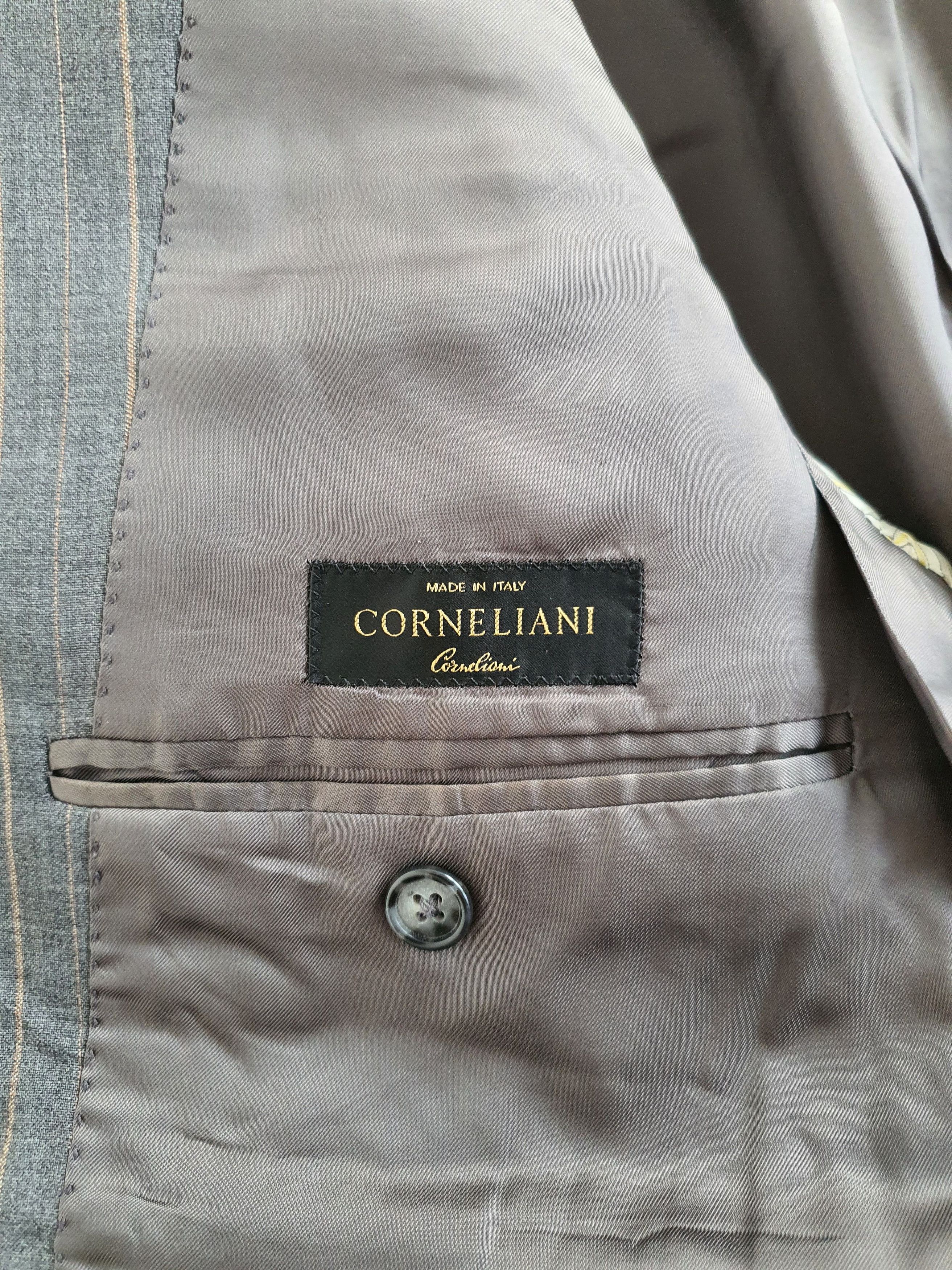 Corneliani Vintage (00s) LIFE Blazer Suit Jacket (Striped) - Sz EU 98 Size 38L - 6 Thumbnail